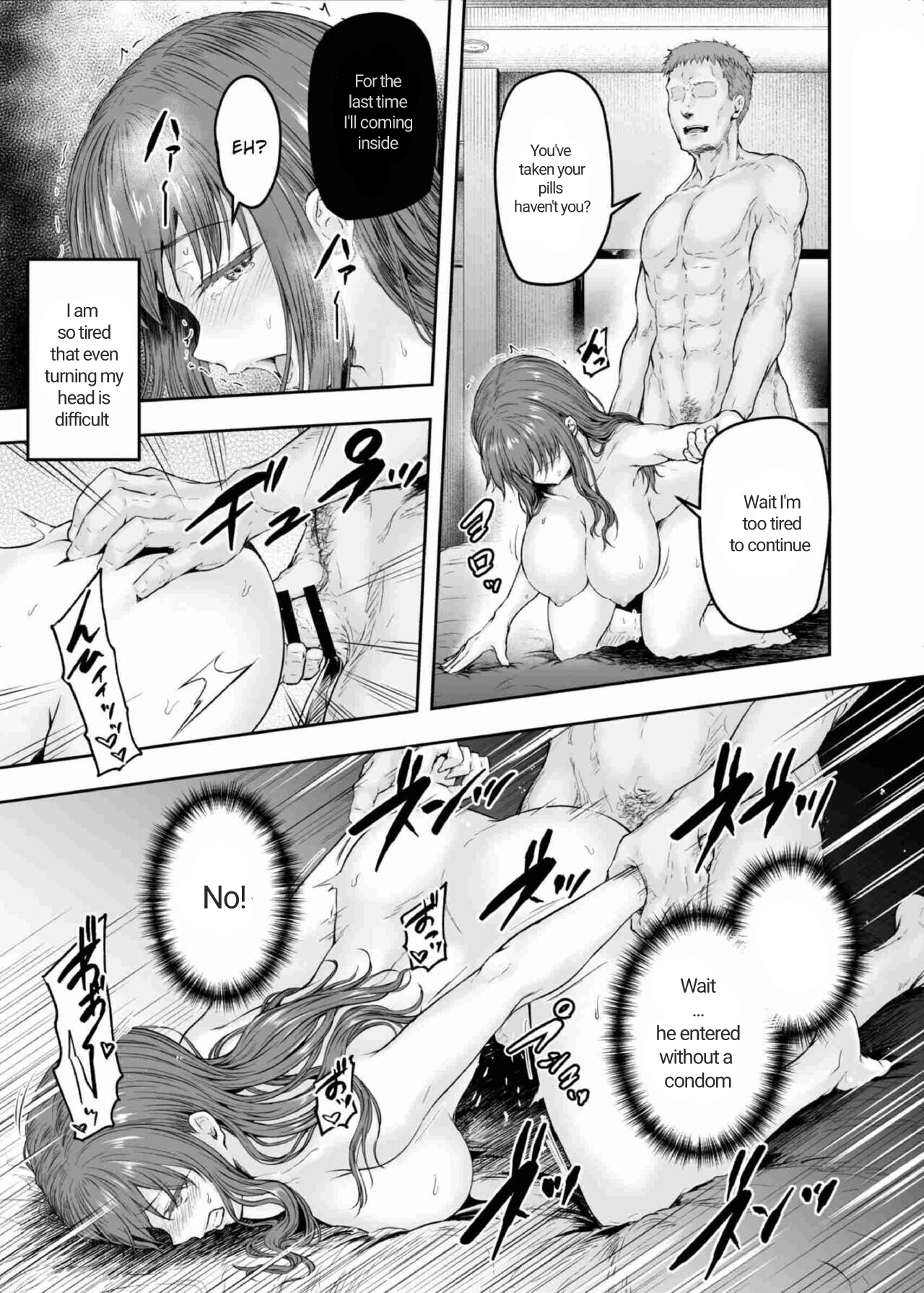 [Sazareito (Ohnaka Ito)]Watashi... Kaerare Chaimashita. 2 -AroThir OL ga Yarichin Daigakusei-tachi no Chinpo ni Dohamari suru made-[English] [ÔmegaKirin] Page 42