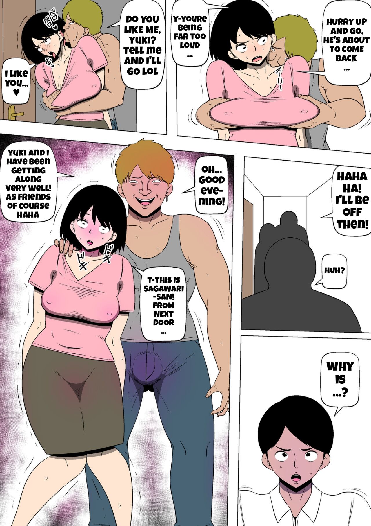 [Doujin Mukashibanashi]Tsuma to Rinjin no DQN ga | My wife and the delinquent neighbor[English] Page 20