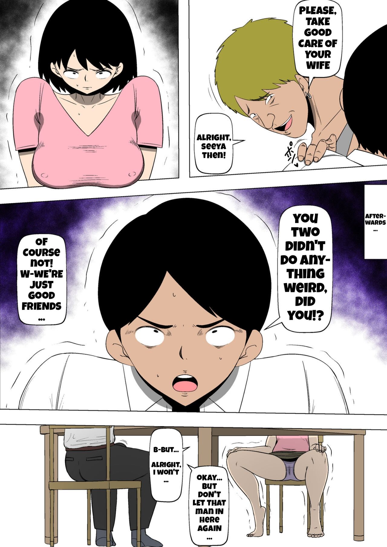 [Doujin Mukashibanashi]Tsuma to Rinjin no DQN ga | My wife and the delinquent neighbor[English] Page 21