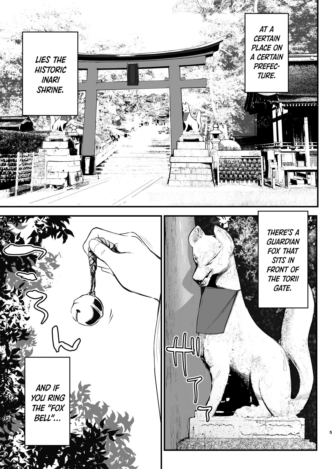 [Katamimi Headphone (Ariyoshi Gen)]Komagitsune no Yue | Yue the Guardian Fox[English] [DKKMD Translations] [Digital] Page 4