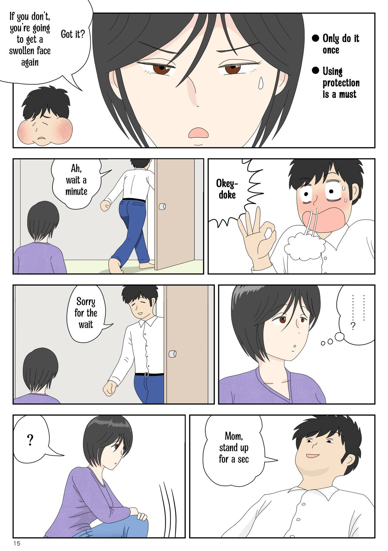 [Mizuarai no kai]Onaneta Kaa-san 3 ~Ikasareru Watashi~ | Masturbating to Mom 3 ~Driven to the High of Pleasure~[English] [Kyuulab] Page 15