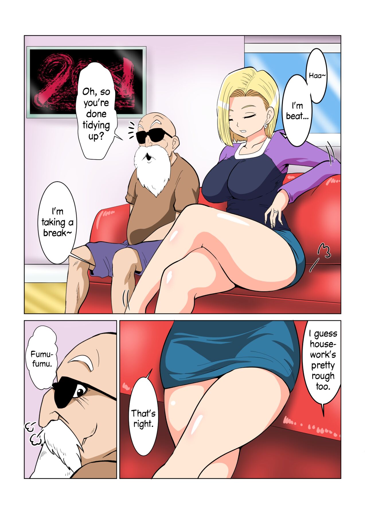 [DONAORA889 (DONAORA)]DRAGON-HOLE Kinpatsu no Hitozuma Hen | DRAGON-HOLE Blonde Housewife Edition(Dragon Ball Z) [English] {Doujins.com} Page 10