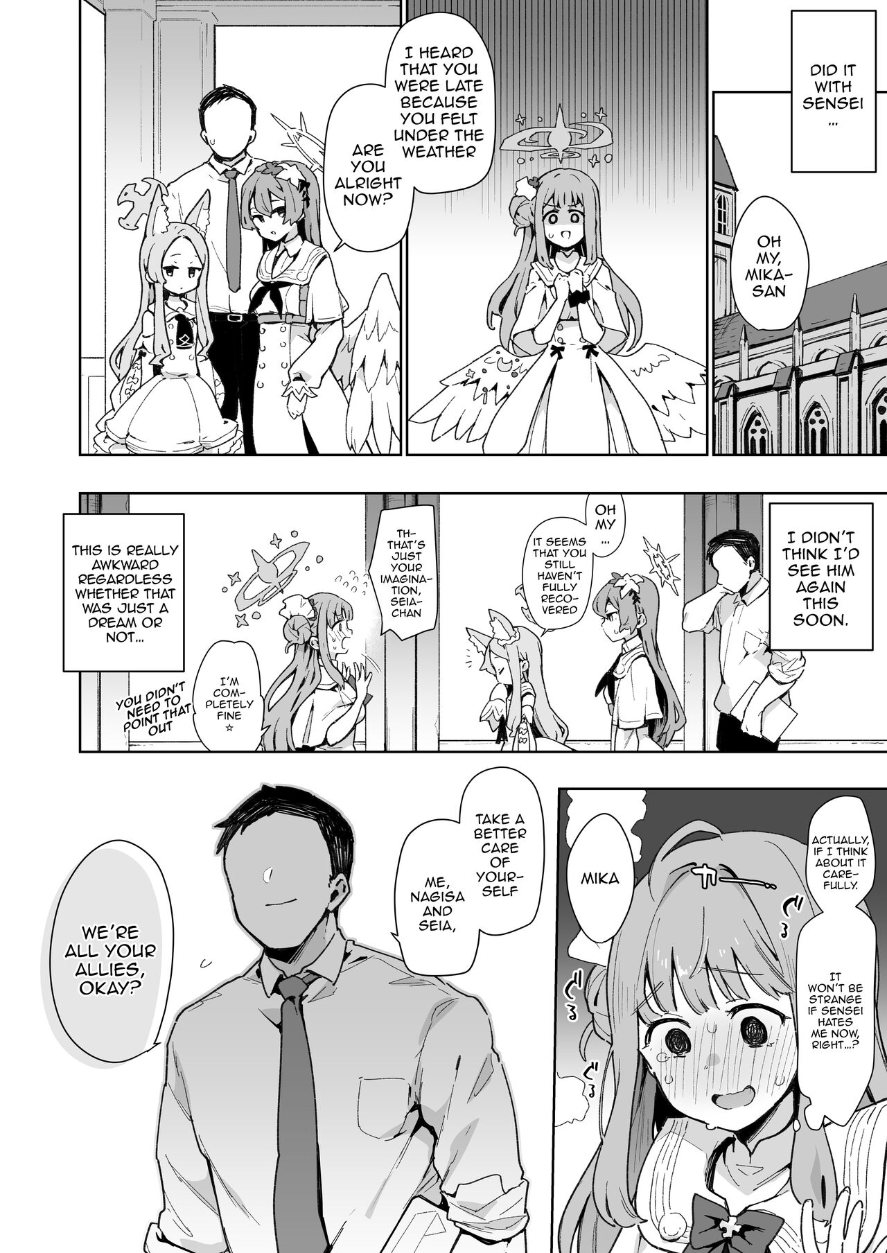 [Inbou no Teikoku (IN-KA of the Dead)]Waruiko Mika wa Oshiokisaretai | I want to be punished(Blue Archive) [English] {Doujins.com} [Digital] Page 9
