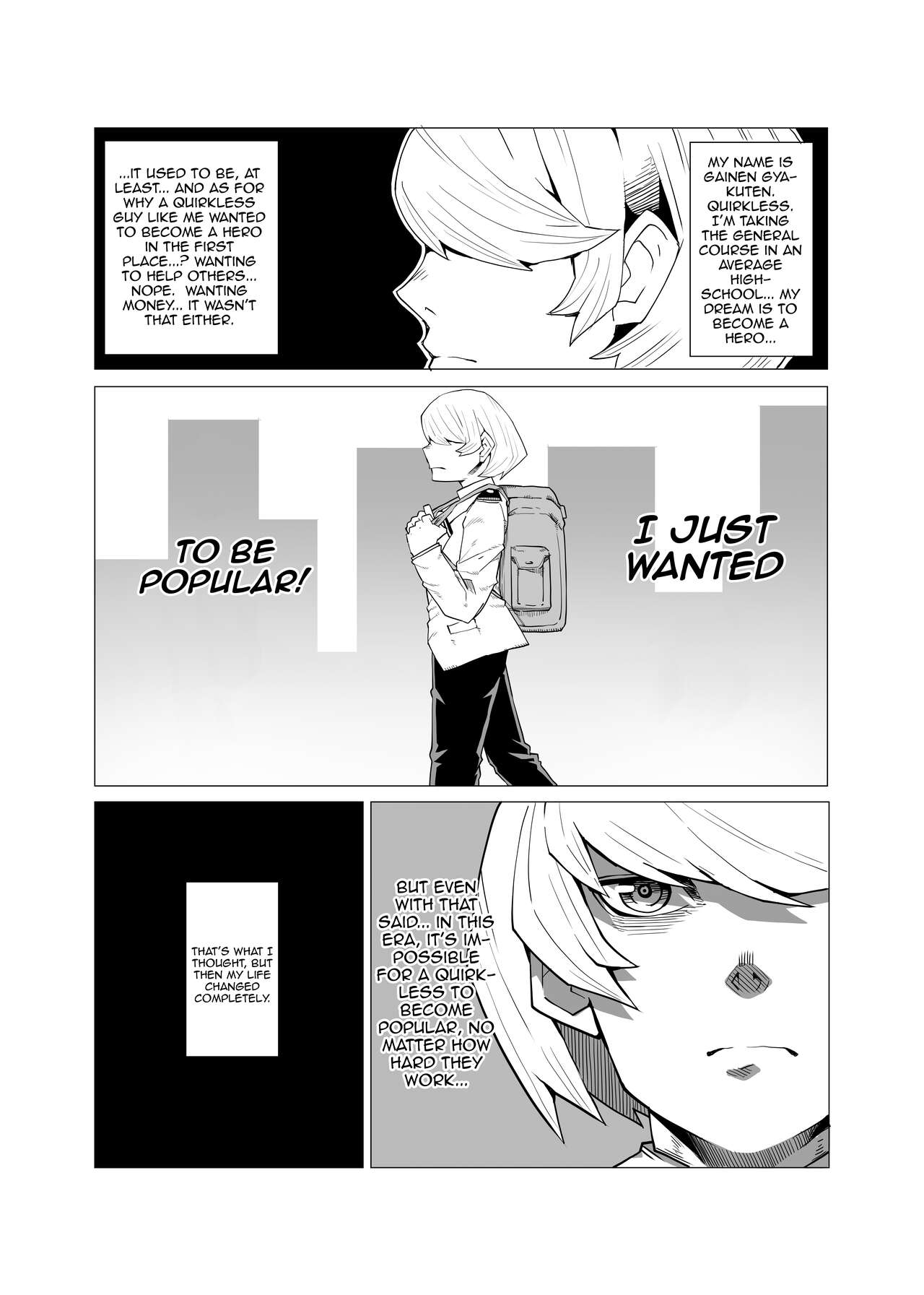 [Oekaki Kaki]Teisou Gyakuten no Hero Academia | Inverted Morality Hero Academia(Boku no Hero Academia) [English] {Doujins.com} Page 1