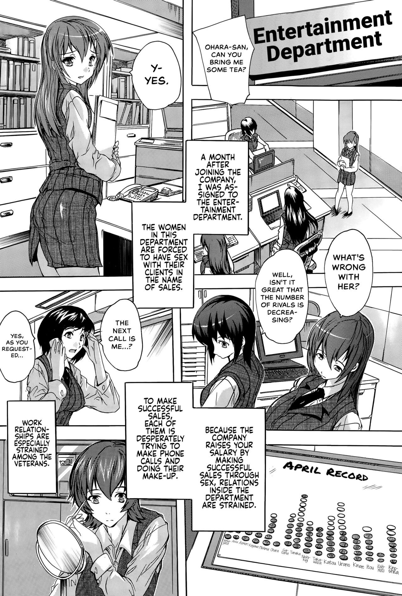 [Natsuka Q-Ya]shachiku | Corporate Slave(ANGEL Club 2015-08) [English] {Hennojin} Page 12