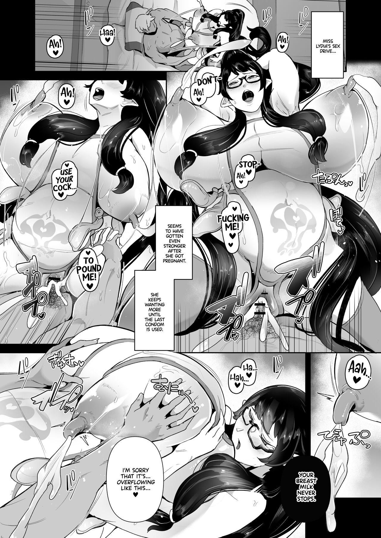[Noumusai (Miyashiro Yousuke)]Mucchiri Dekachichi Elf no Oba-san to Ano Hi Kawashita Sukebe de Ecchi na Yakusoku | The Hot and Pervy Promise I Made to My Plump and Busty Elf Auntie[English] [blunt420xxx] [Digital] Page 47