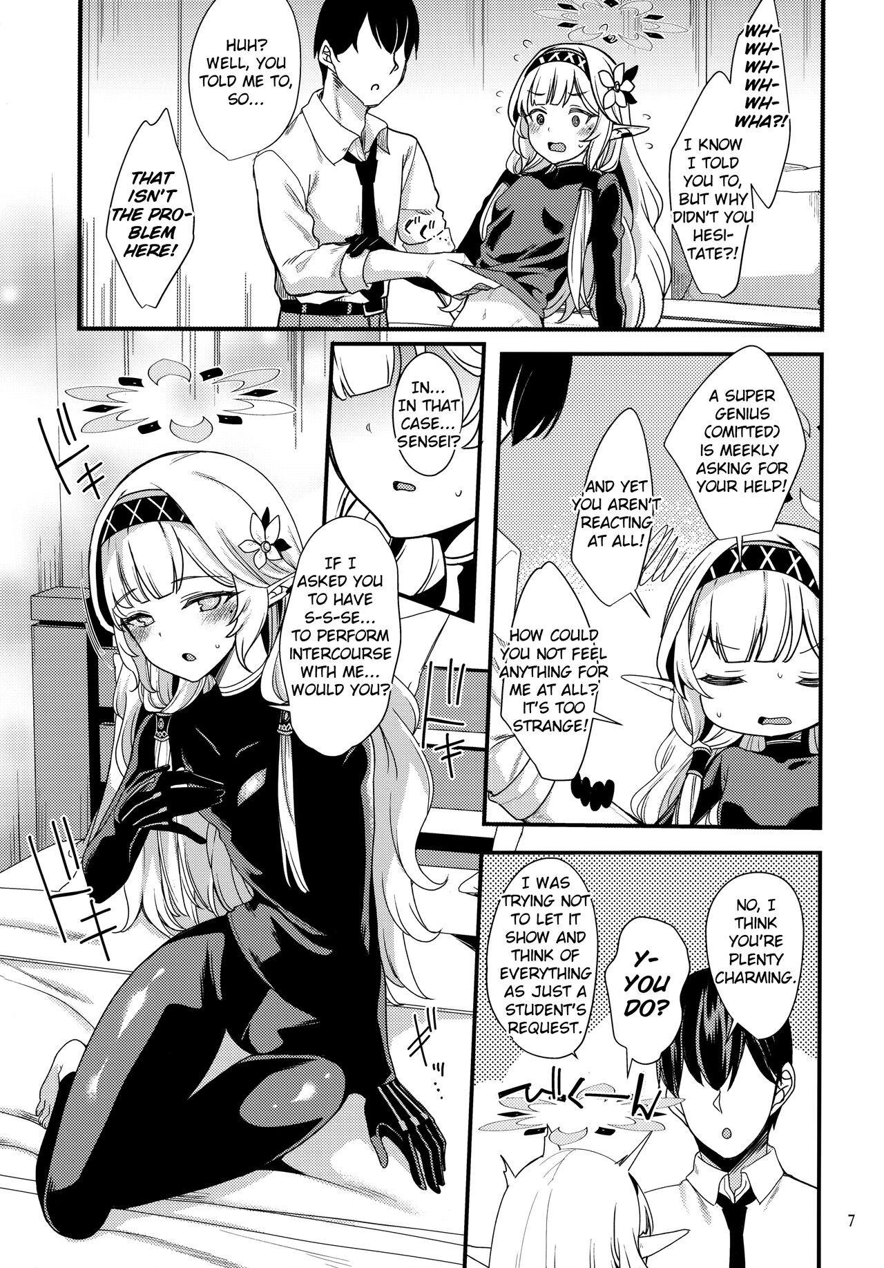 (Sensei no Archive 6) [Ryuukakusan Nodoame (Gokubuto Mayuge)]Aru Hi no Chou Tensai Ecchi Kei Byoujaku Bishoujo Hacker | A Certain Day's Super Genius Lewd Delicate Beauty Hacker(Blue Archive) [English] Page 6