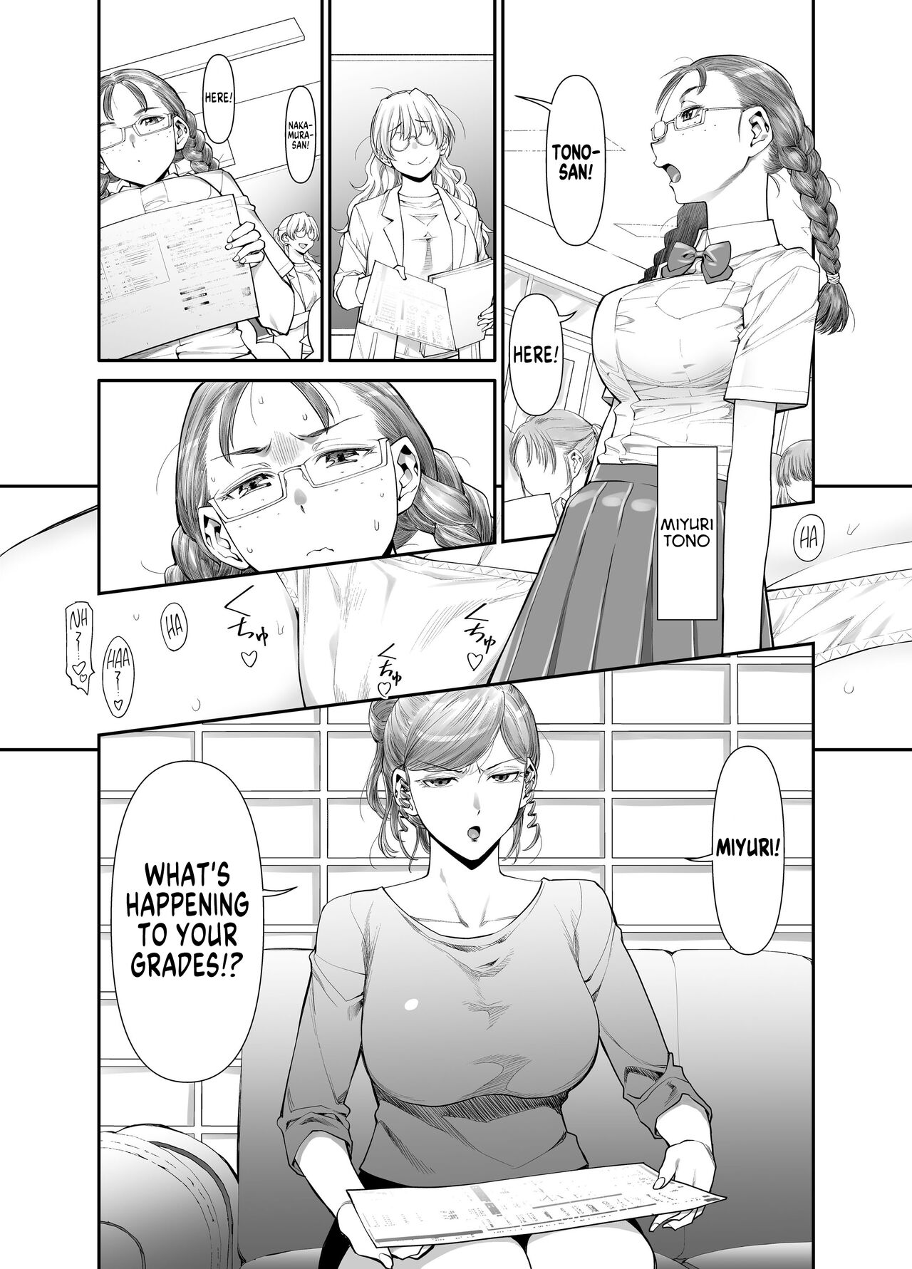 [Botandou (Kio Shimoku)]Zenbu, Sensei no Sei. Futanari Onna Kyoushi ga Onanie Chuudoku Yuutousei o Sukkirisaseru Hanashi. | It's All Sensei's Fault![English] [MegaFagget] Page 2