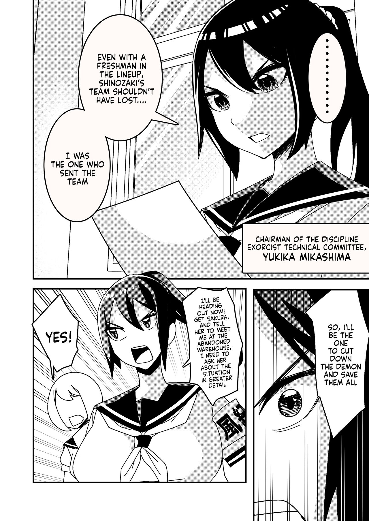 [Hisamaru Hajimeya (Hisamaru Hajime)]Zanpai! Kuso Zako Taimashi Iinchou ~Taima Kousen Fuuki Iinchou wa Sennou Kougeki ni Kanpai, Kyousei Jinkaku Haisetsu de Jinsei Shuuryou Shimashita.~[English] Page 3