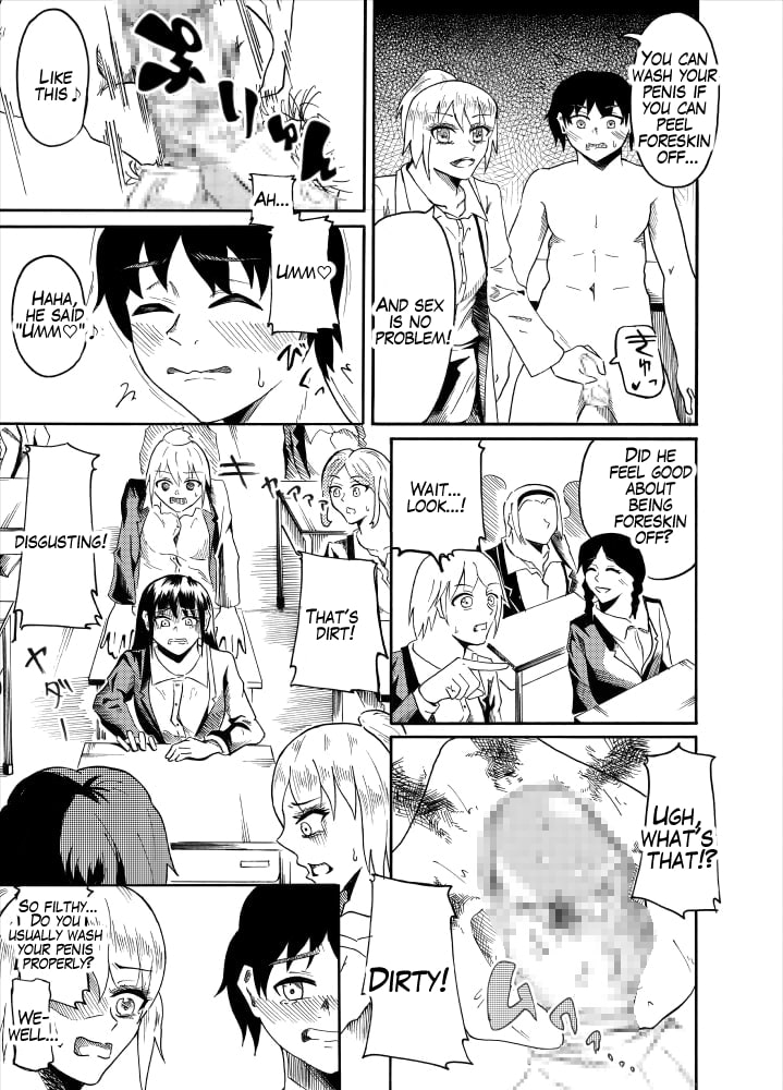 [NippatsuKokuhou (Kaneko Ken)]Houkei Danshi de Seikyouiku | Sex education using foreskin boy[English] Page 9