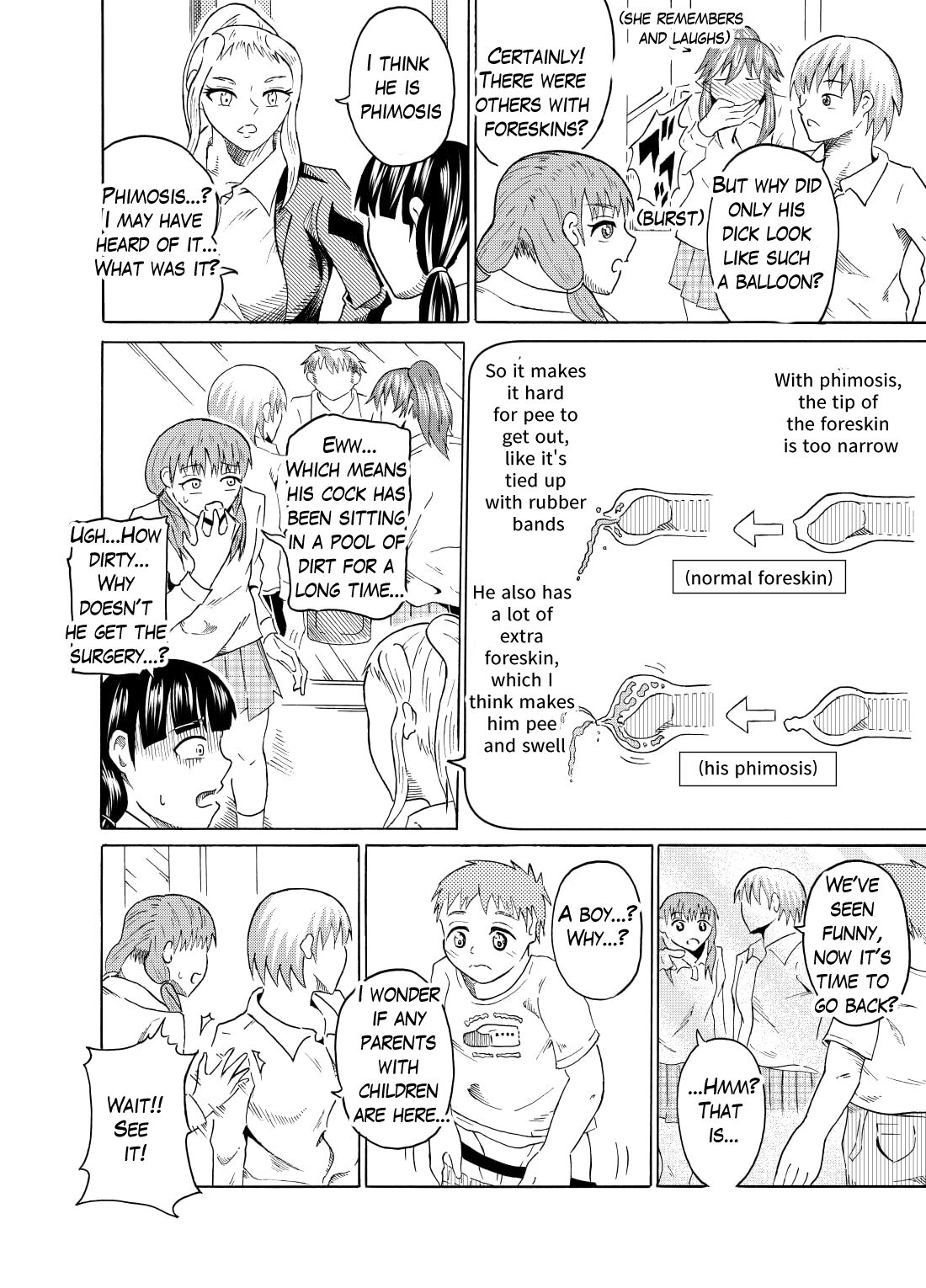 [NippatsuKokuhou (Kaneko Ken)]Nozoki Miru Joshi-tachi ~Danshi Toilet Hen~ | Peeking girls at boy's restrooms[English] Page 13