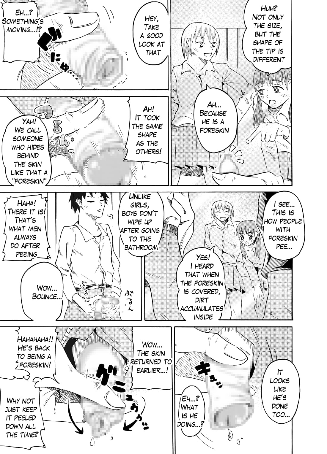 [NippatsuKokuhou (Kaneko Ken)]Nozoki Miru Joshi-tachi ~Danshi Toilet Hen~ | Peeking girls at boy's restrooms[English] Page 4