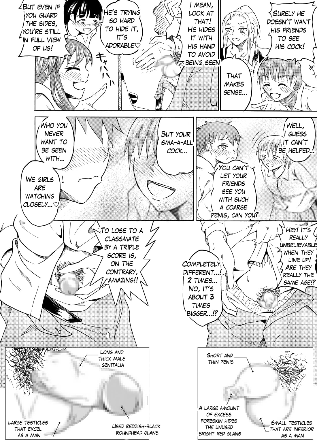 [NippatsuKokuhou (Kaneko Ken)]Nozoki Miru Joshi-tachi ~Danshi Toilet Hen~ | Peeking girls at boy's restrooms[English] Page 9