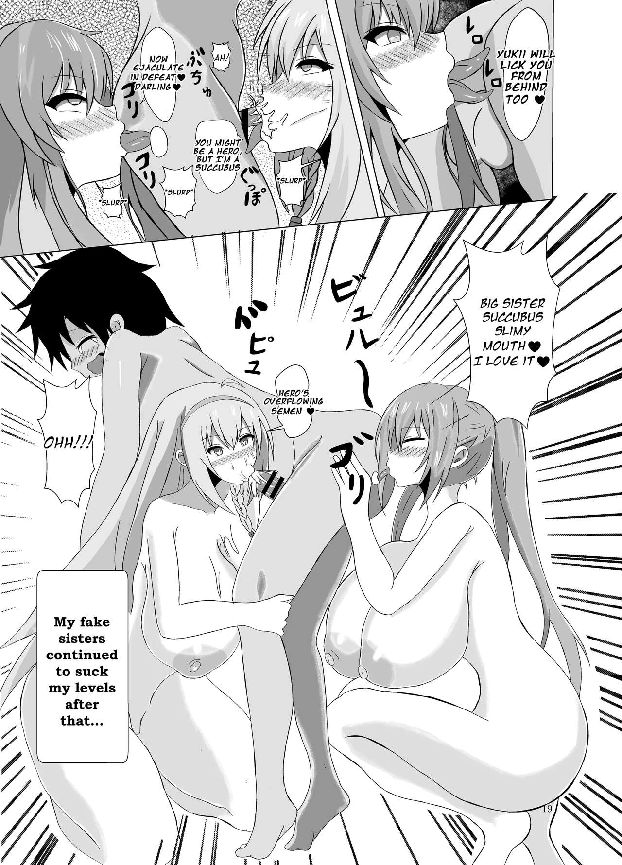 [Princess Cat (Nekohime Yuuka)]Succubus Gitai Slime ga Shota Yuusha o Gyaku Rape suru Hon | A Story About the Hero Who a Succubus Slime Mimic Raped.[English] [Digital] Page 19