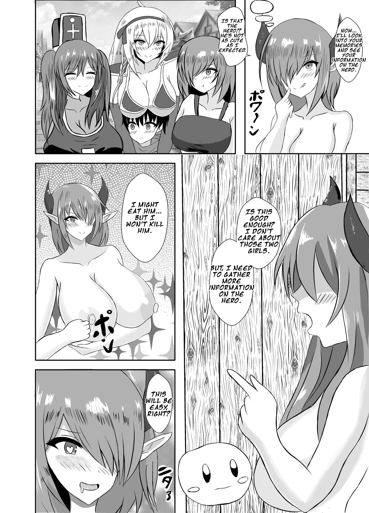 [Princess Cat (Nekohime Yuuka)]Succubus Gitai Slime ga Shota Yuusha o Gyaku Rape suru Hon | A Story About the Hero Who a Succubus Slime Mimic Raped.[English] [Digital] Page 6