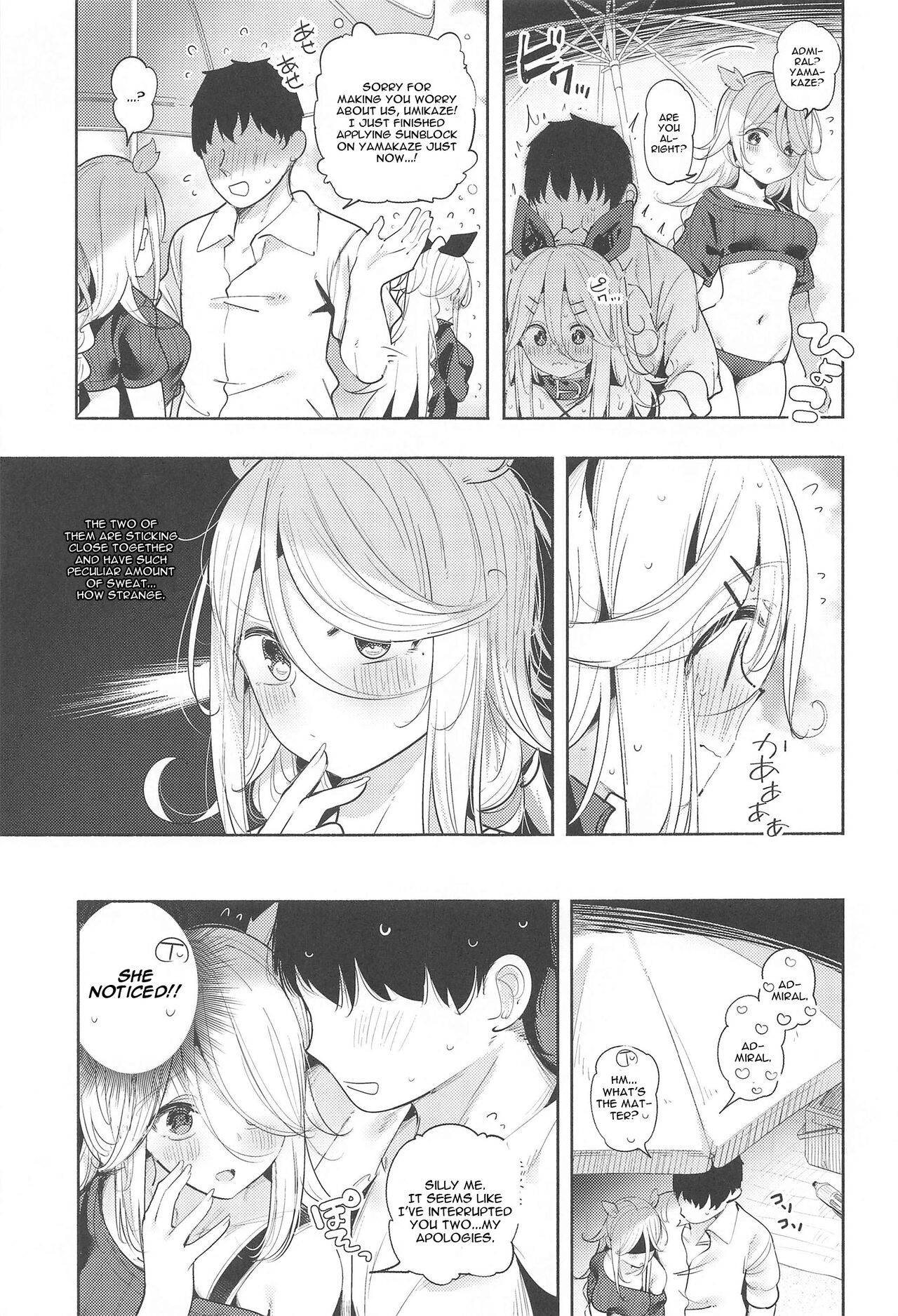 (C102) [Toto-taste (Suzuki Toto)]Yamakaze-chan to Private Beach de Yuuwaku Kozukuri Sex(Kantai Collection -KanColle-) [English] Page 10