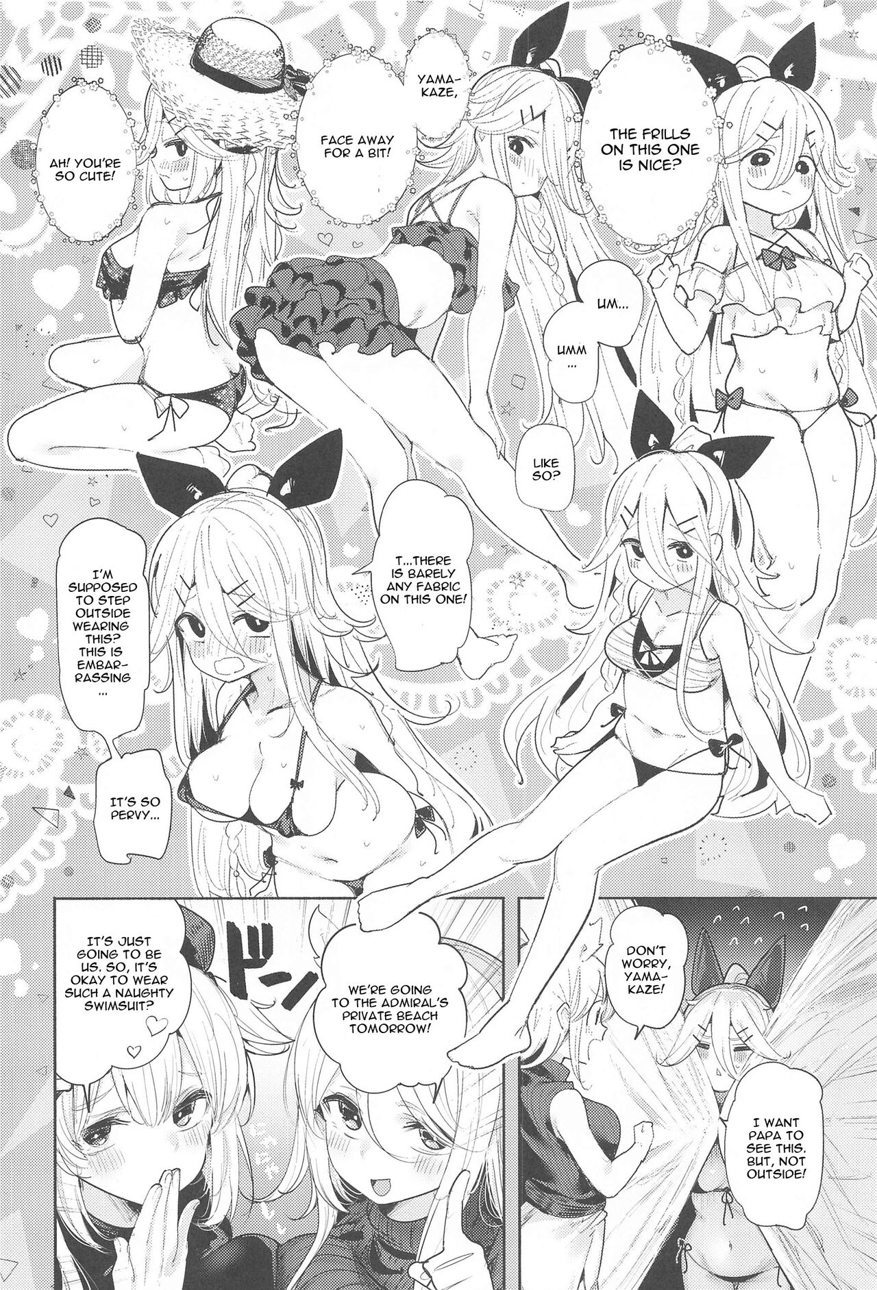 (C102) [Toto-taste (Suzuki Toto)]Yamakaze-chan to Private Beach de Yuuwaku Kozukuri Sex(Kantai Collection -KanColle-) [English] Page 3