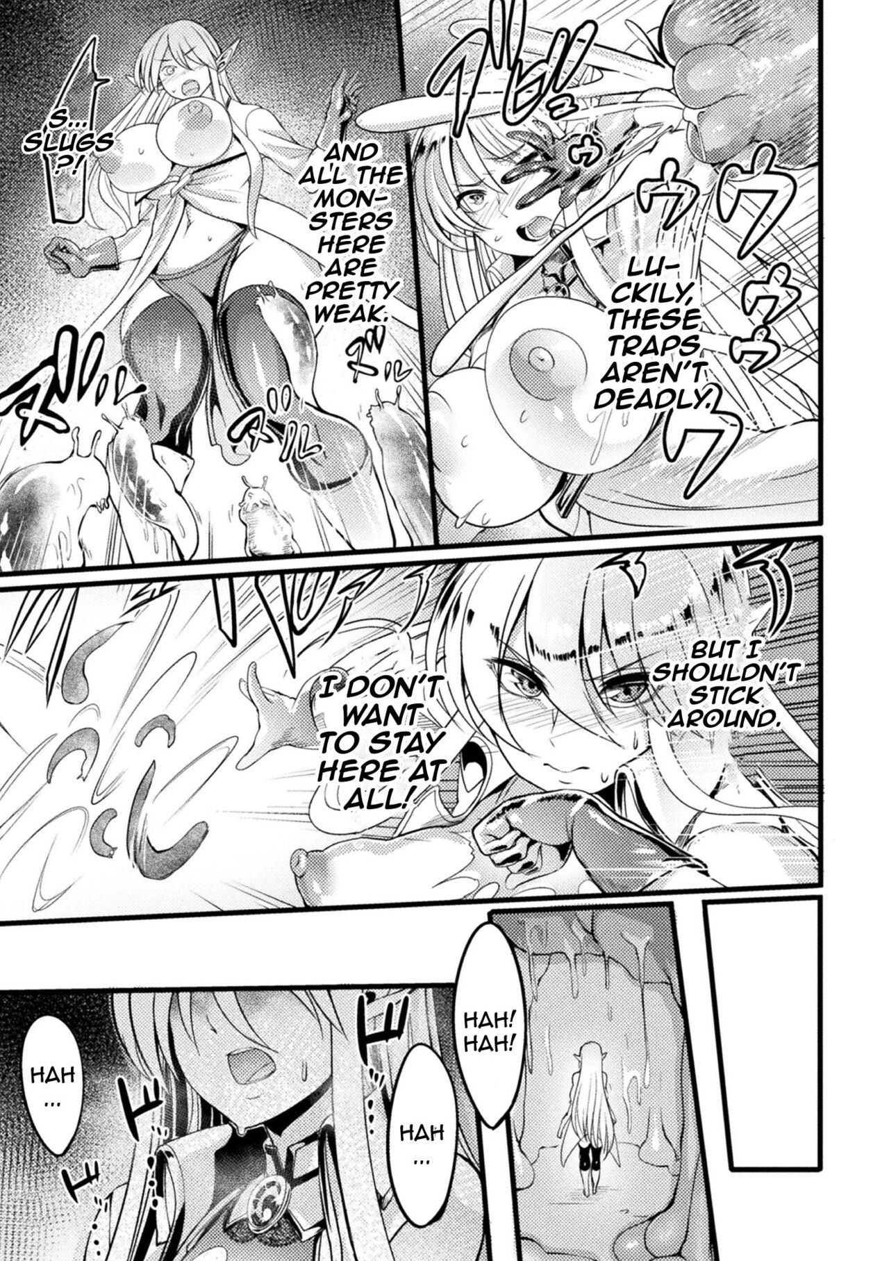 [Ikemen Teikoku (Remu)]Ero Trap Dungeon! Elf kari no Shokushuana Ep.1-3 | Lewd Trap Dungeon! The Elf Hunting Tentacle Hole Ep.1-3[English] {Doujins.com} Page 15