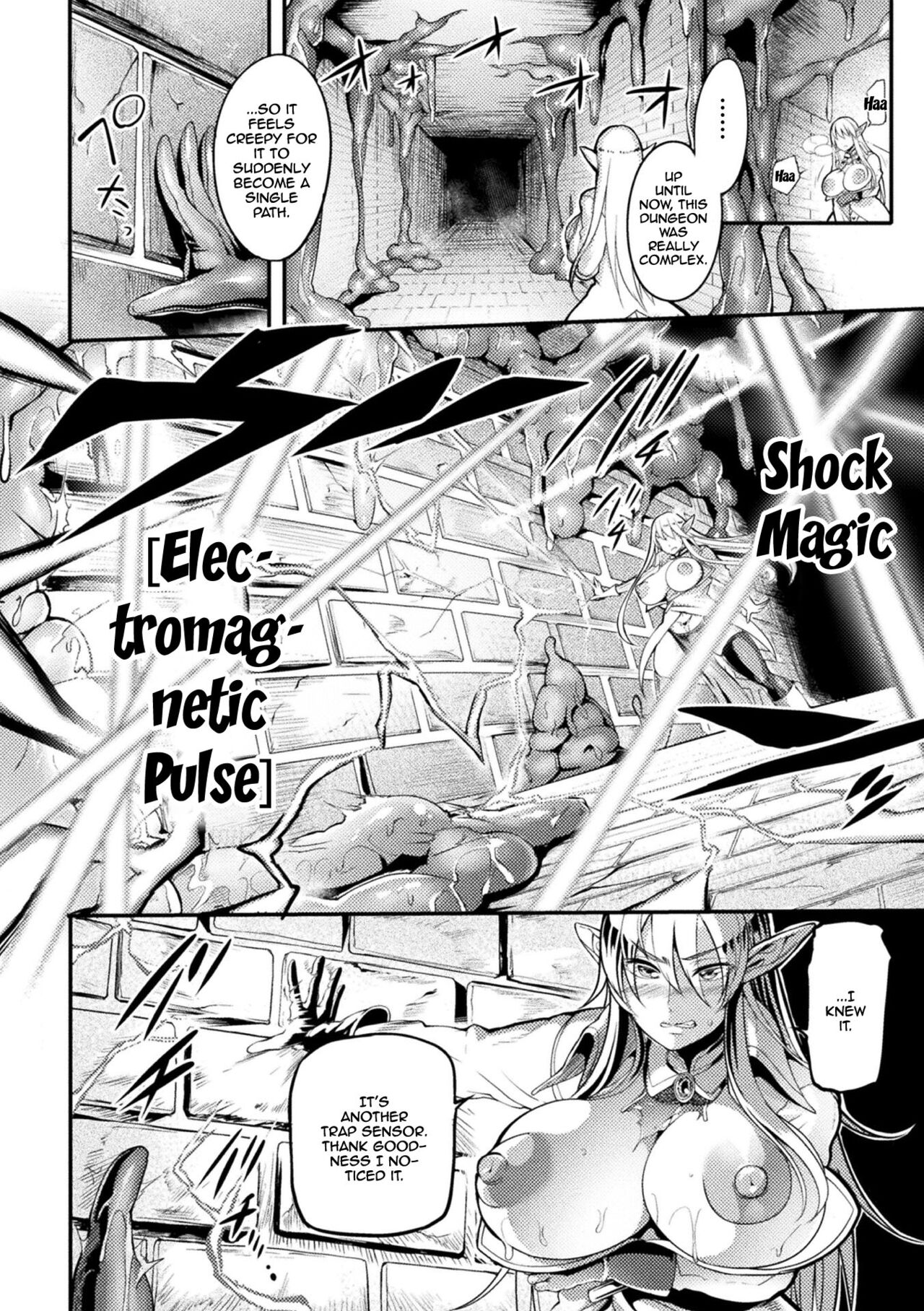 [Ikemen Teikoku (Remu)]Ero Trap Dungeon! Elf kari no Shokushuana Ep.1-3 | Lewd Trap Dungeon! The Elf Hunting Tentacle Hole Ep.1-3[English] {Doujins.com} Page 28