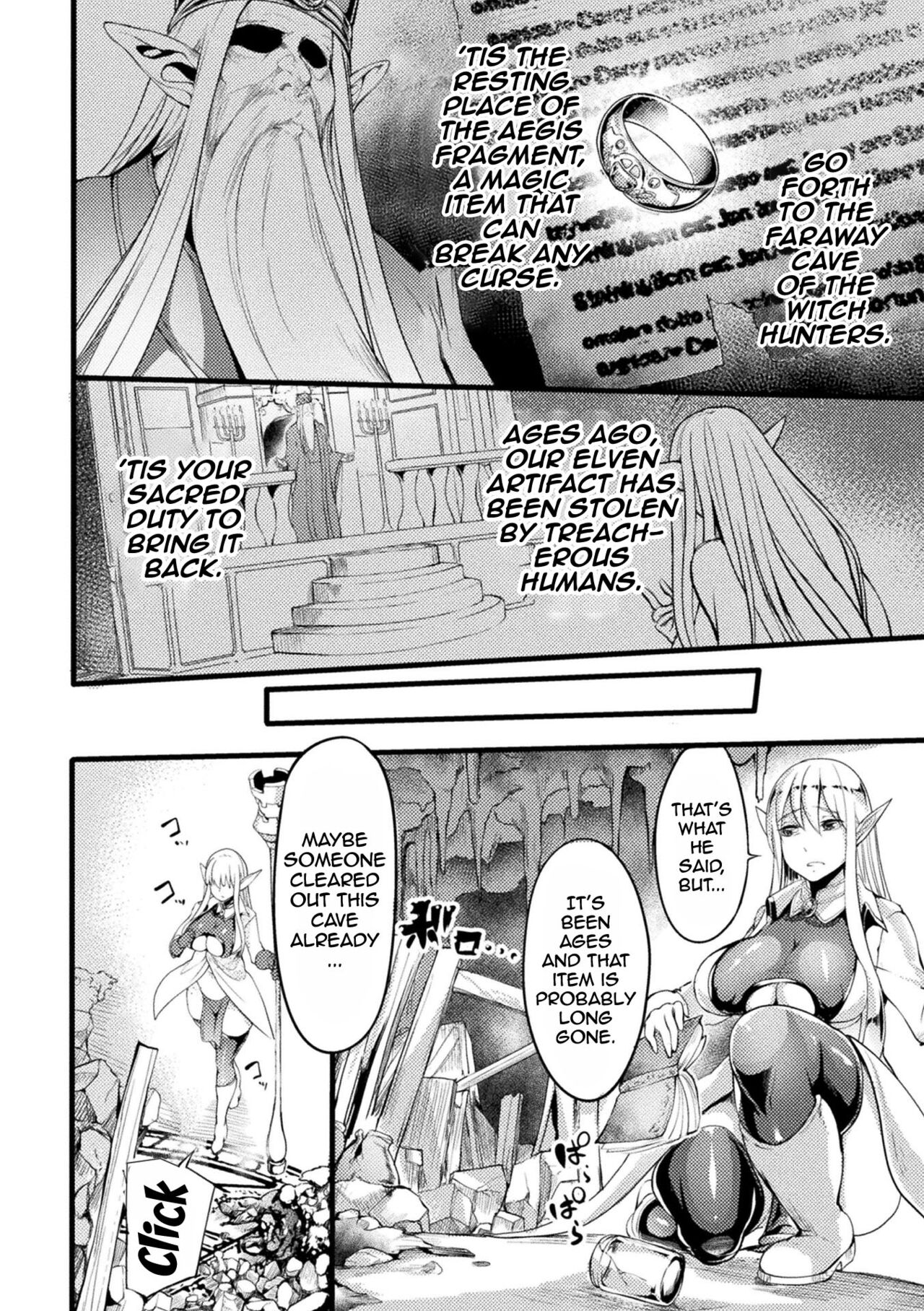 [Ikemen Teikoku (Remu)]Ero Trap Dungeon! Elf kari no Shokushuana Ep.1-3 | Lewd Trap Dungeon! The Elf Hunting Tentacle Hole Ep.1-3[English] {Doujins.com} Page 4