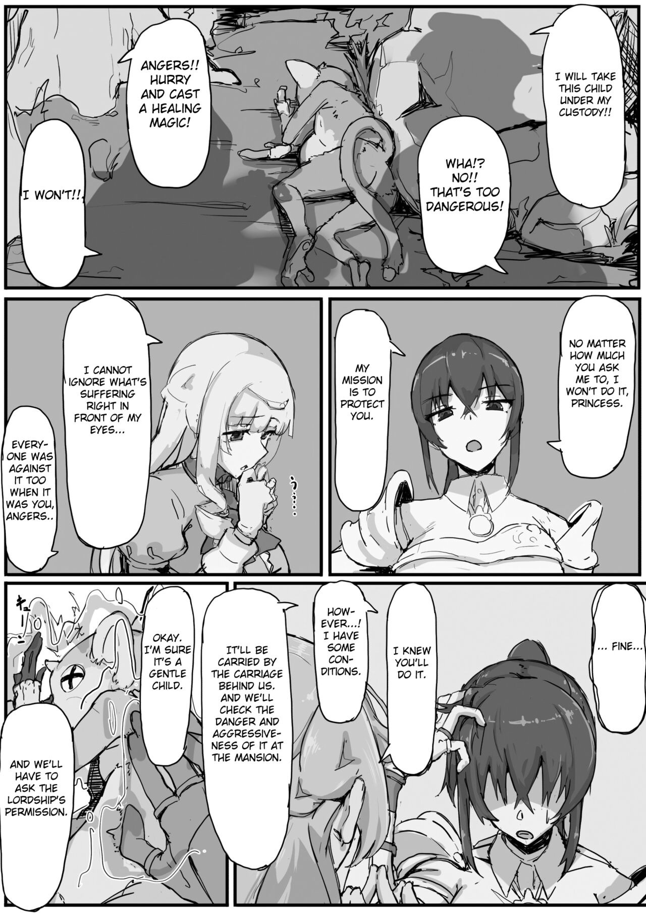 [Shirabe Shiki]Ojousama to Nemuri Saru ①(Fantia) [FC] [English] Page 3
