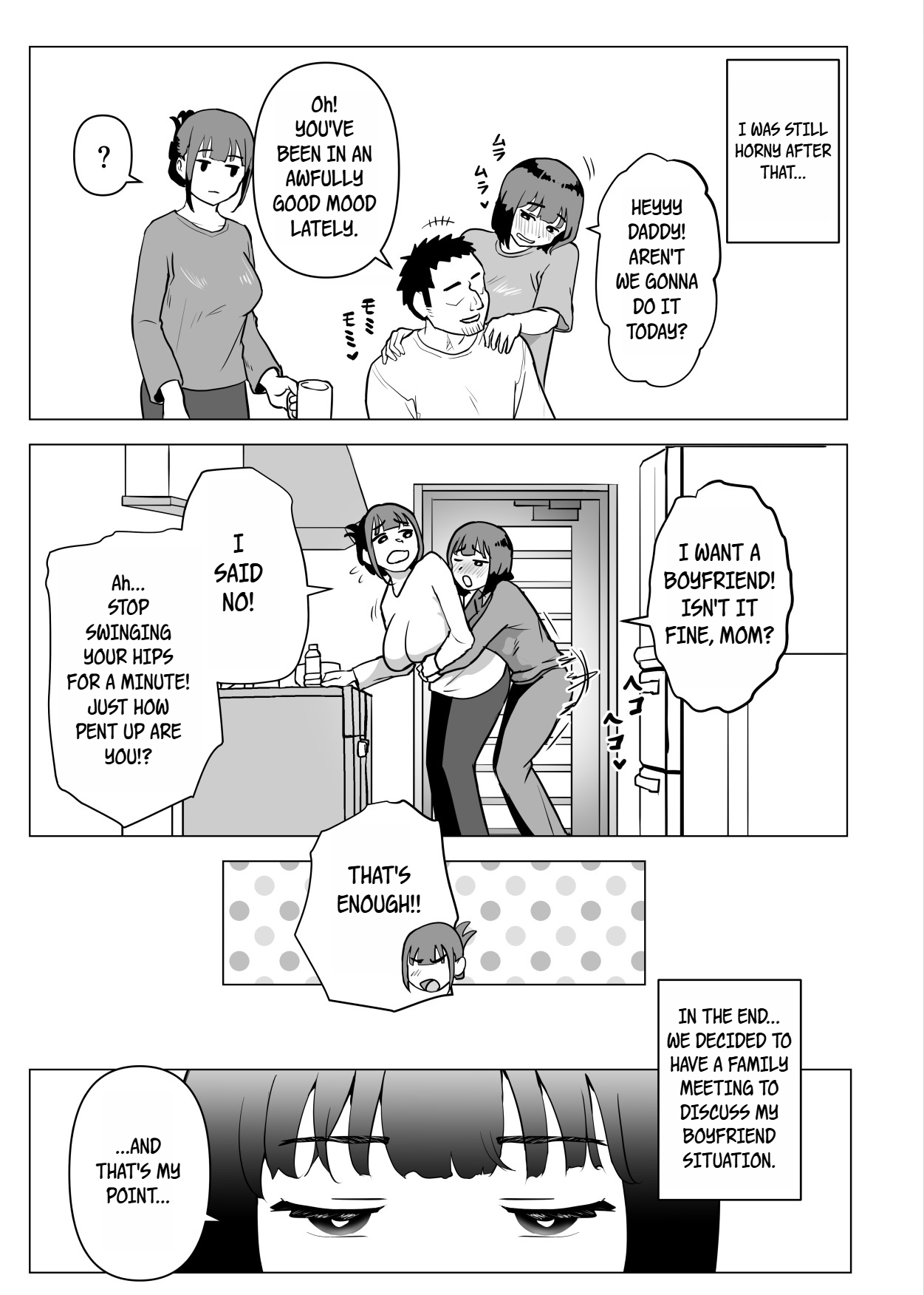 [Mochichimaru]Uchi de wa Kazoku Sex wa Joushiki Rashii | In My House, Family Sex Is the Norm[English] [WayVZ] Page 44