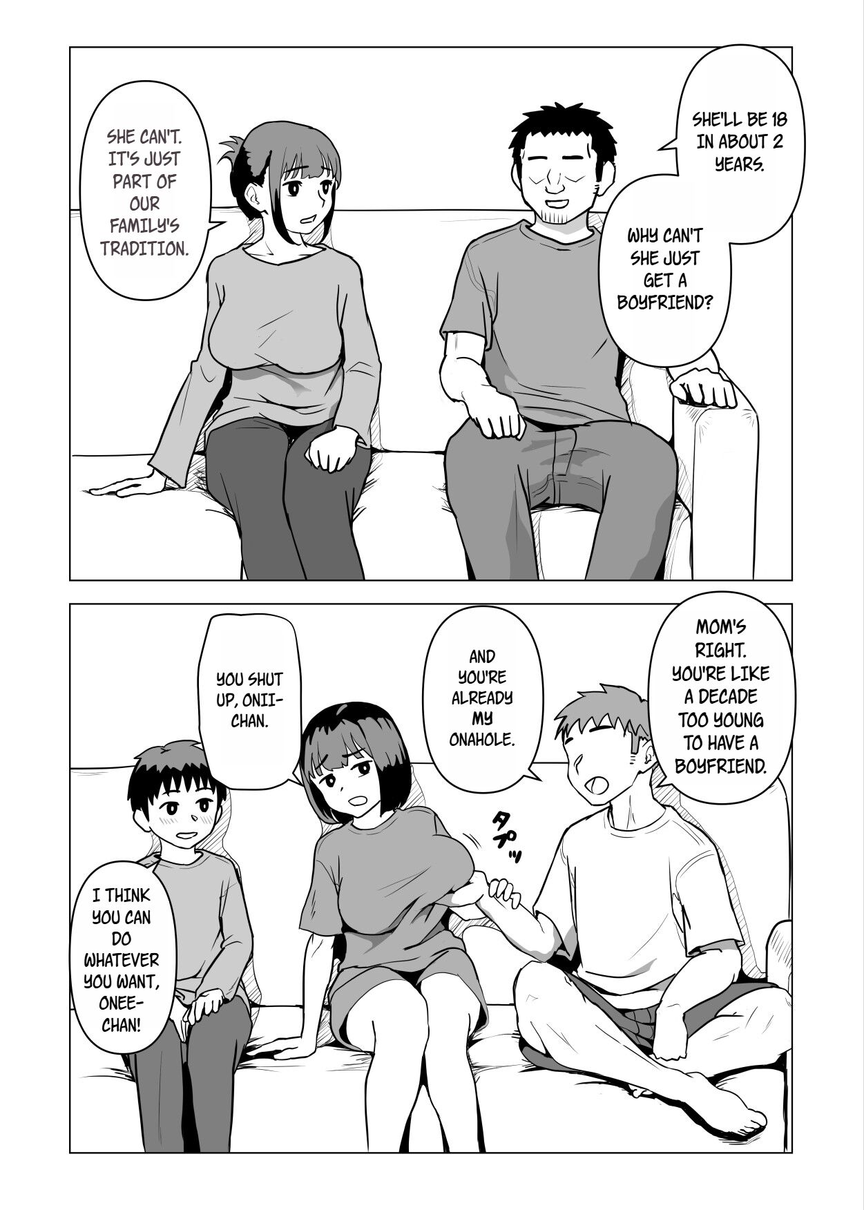 [Mochichimaru]Uchi de wa Kazoku Sex wa Joushiki Rashii | In My House, Family Sex Is the Norm[English] [WayVZ] Page 45