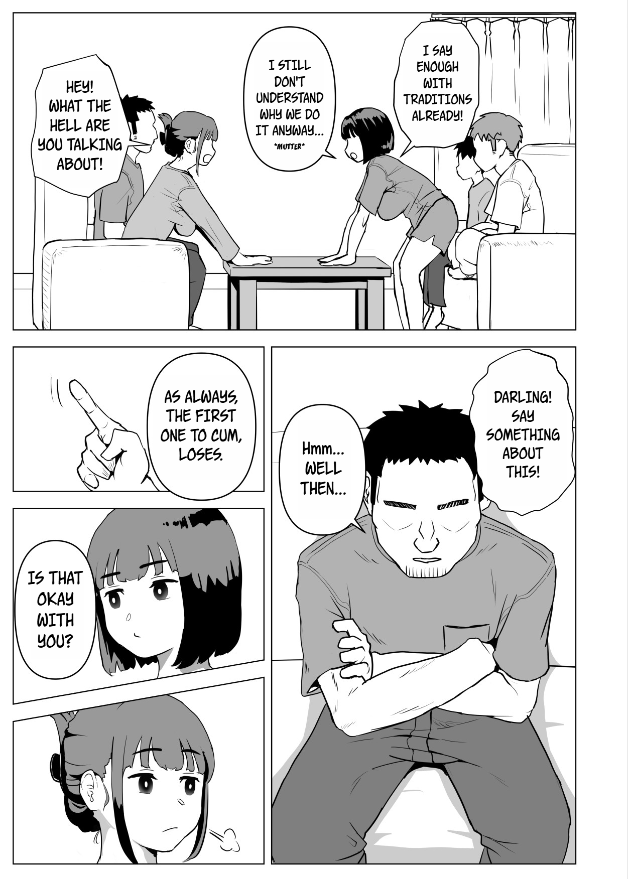 [Mochichimaru]Uchi de wa Kazoku Sex wa Joushiki Rashii | In My House, Family Sex Is the Norm[English] [WayVZ] Page 46