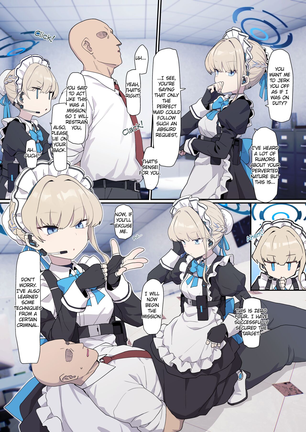 [deadflow]Toki ni Muhyoujou Sakusei shite morau(Blue Archive) [English] Page 1