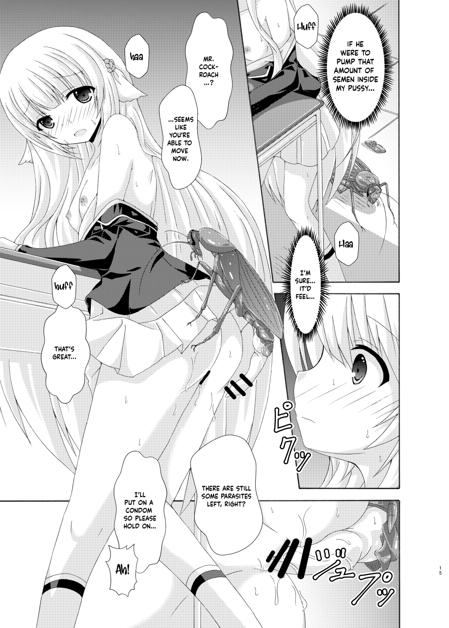 [Dream Project (Yumeno Shiya)]Seito Kaichou to Yofuke no Mikkai | Late-Night Secret Rendezvous With The Student Council President(Flower Knight Girl) [Digital] [English] Page 14