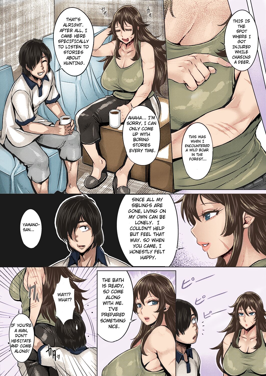 [Momofuki Rio]Kanojo wa Sweet Hunter | She's a Sweet Hunter(COMIC AUN 2022-08) [English] [Digital] [Colorized] Page 4