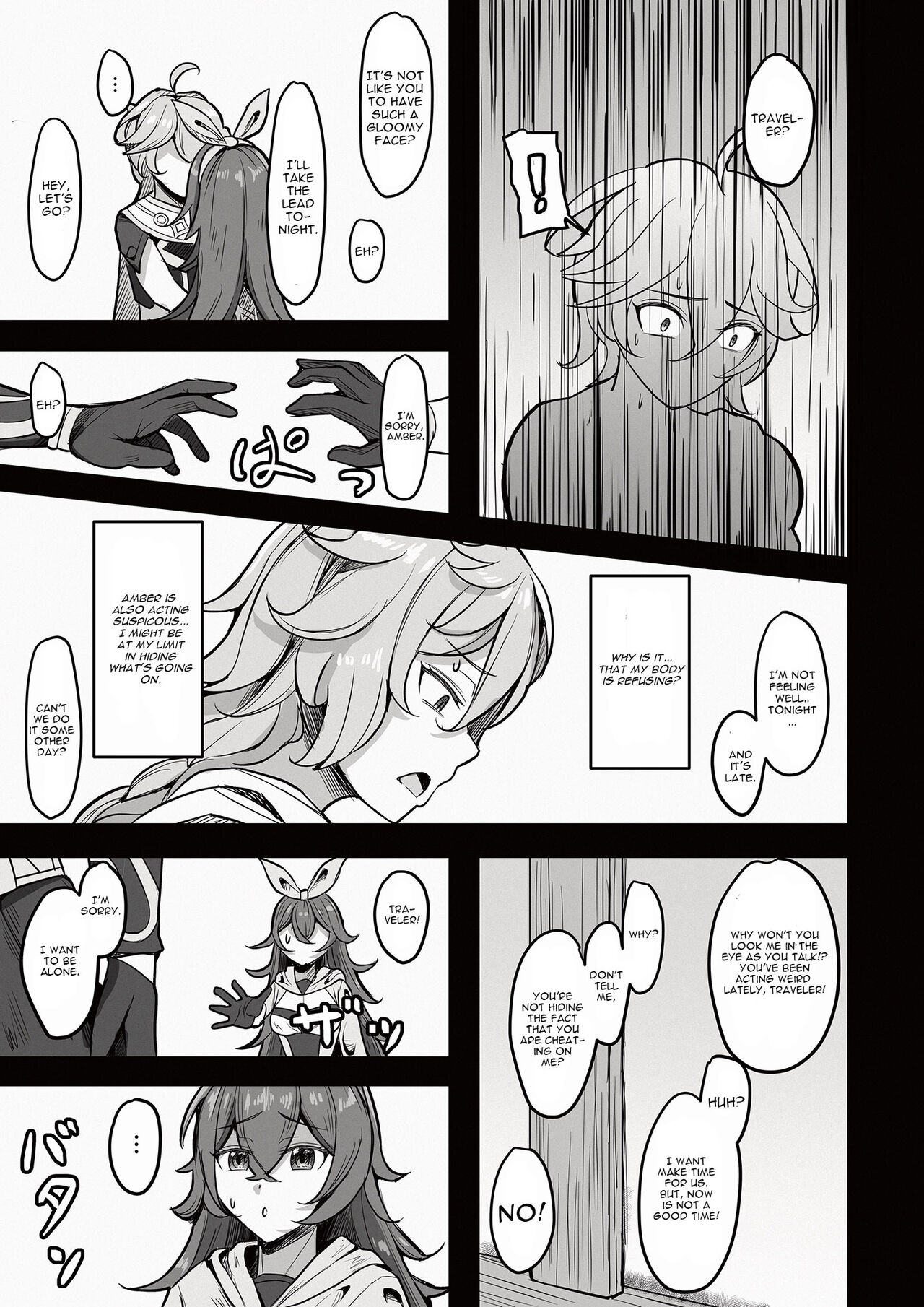 [Mumei Kibou (Nantoka)]Boku, Hontou wa Mona no Koto ga Suki nanda(Genshin Impact) [English] [CGrascal] [Digital] Page 12