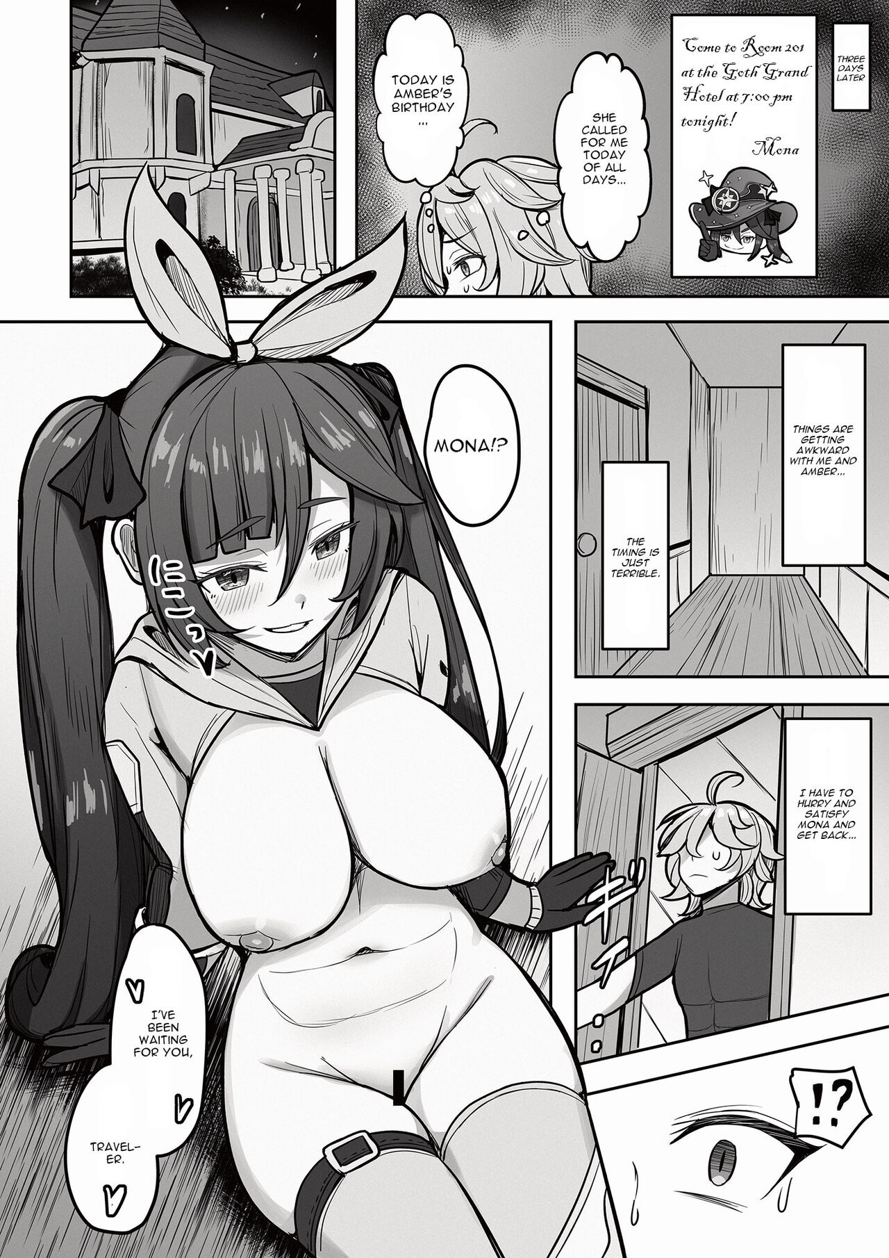 [Mumei Kibou (Nantoka)]Boku, Hontou wa Mona no Koto ga Suki nanda(Genshin Impact) [English] [CGrascal] [Digital] Page 13