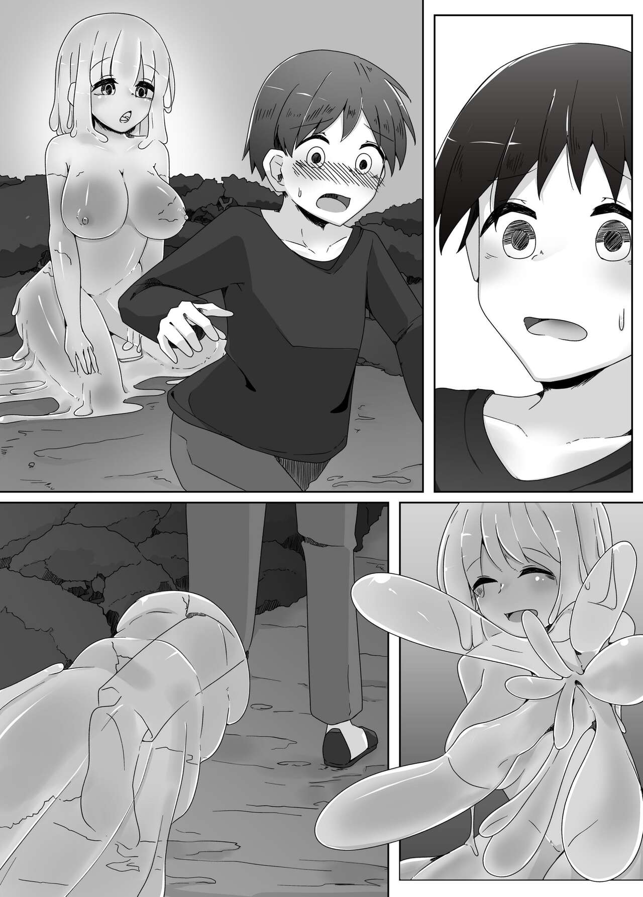 [Koyumean (Kazakami Sudare)]Kowagari na Shota-kun ga Kozukuri shitai H na Slime ni Tamago no Naedoko Rape Sareru Hanashi | Scaredy-Cat Shota Gets Filled Up With A Slime Girl's Eggs ~Seedbed Violation~[English] [Translatoranon] Page 20