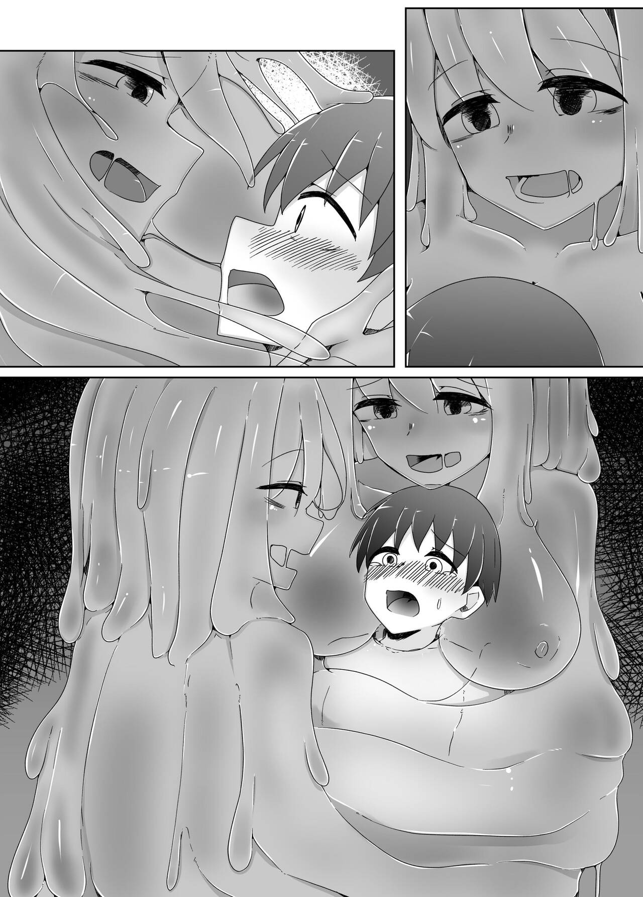 [Koyumean (Kazakami Sudare)]Kowagari na Shota-kun ga Kozukuri shitai H na Slime ni Tamago no Naedoko Rape Sareru Hanashi | Scaredy-Cat Shota Gets Filled Up With A Slime Girl's Eggs ~Seedbed Violation~[English] [Translatoranon] Page 22