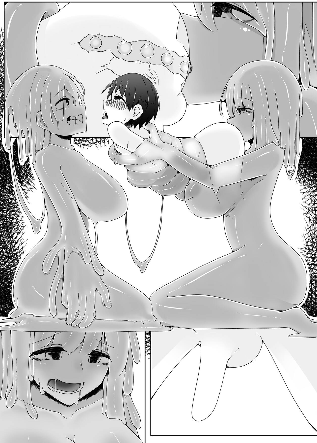 [Koyumean (Kazakami Sudare)]Kowagari na Shota-kun ga Kozukuri shitai H na Slime ni Tamago no Naedoko Rape Sareru Hanashi | Scaredy-Cat Shota Gets Filled Up With A Slime Girl's Eggs ~Seedbed Violation~[English] [Translatoranon] Page 28