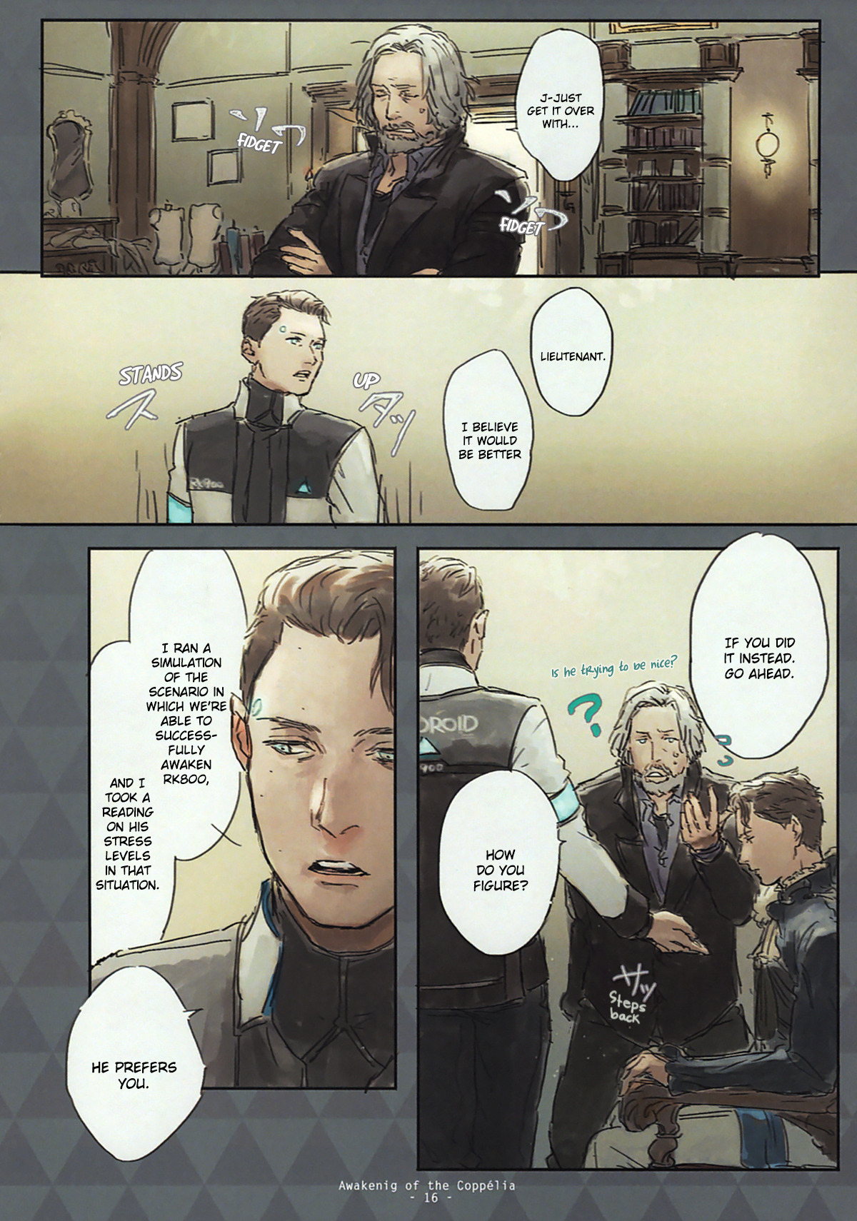 [vegetable (138)]Coppelia no Mezame | Awakening of Copper(Detroit: Become Human) [English] Page 12