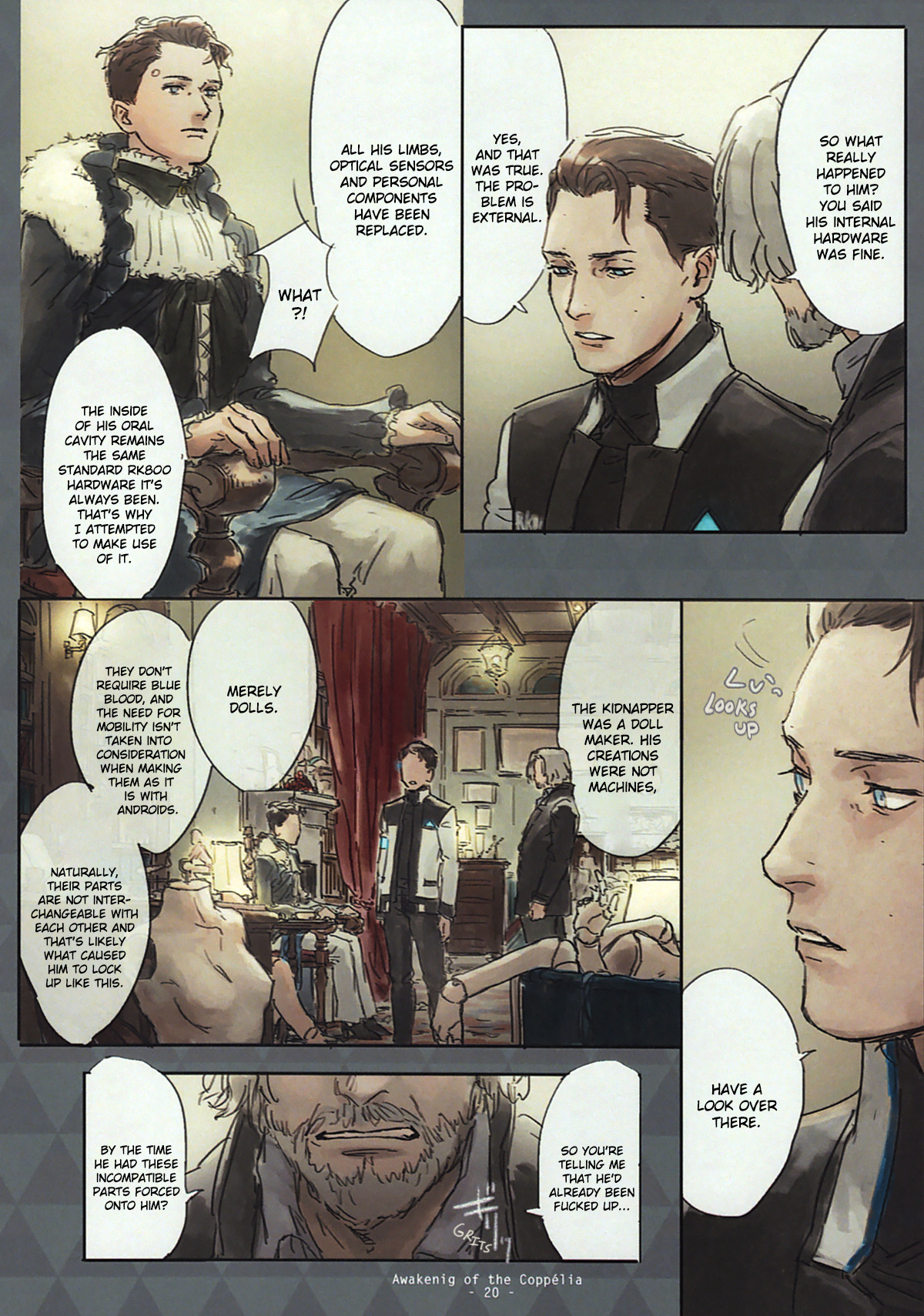 [vegetable (138)]Coppelia no Mezame | Awakening of Copper(Detroit: Become Human) [English] Page 16