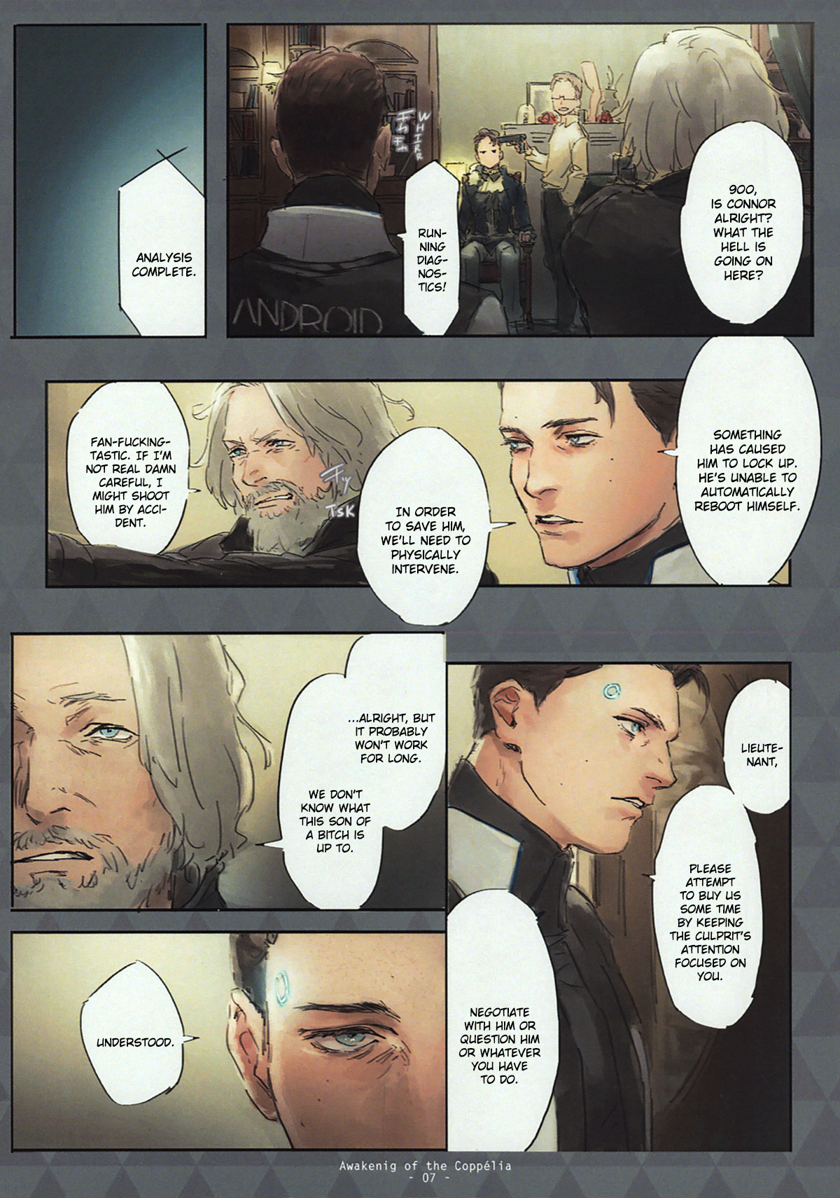 [vegetable (138)]Coppelia no Mezame | Awakening of Copper(Detroit: Become Human) [English] Page 4
