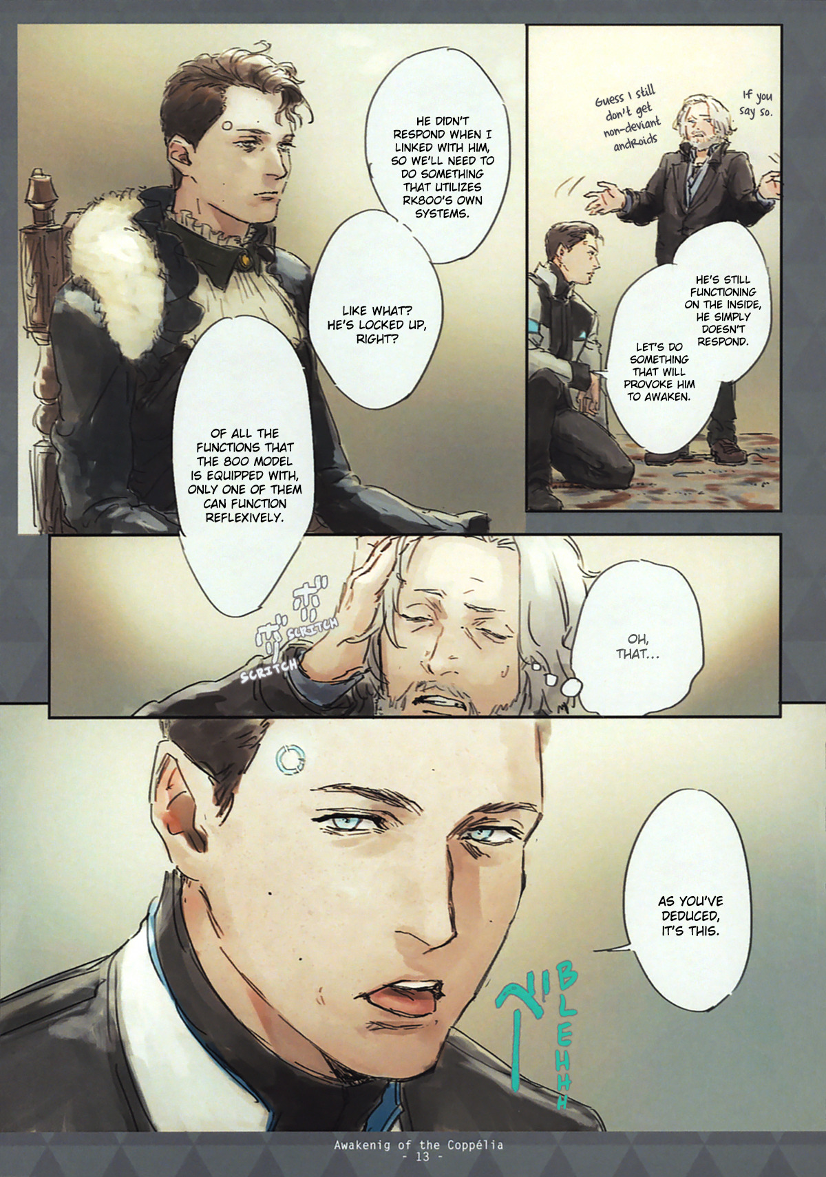 [vegetable (138)]Coppelia no Mezame | Awakening of Copper(Detroit: Become Human) [English] Page 9