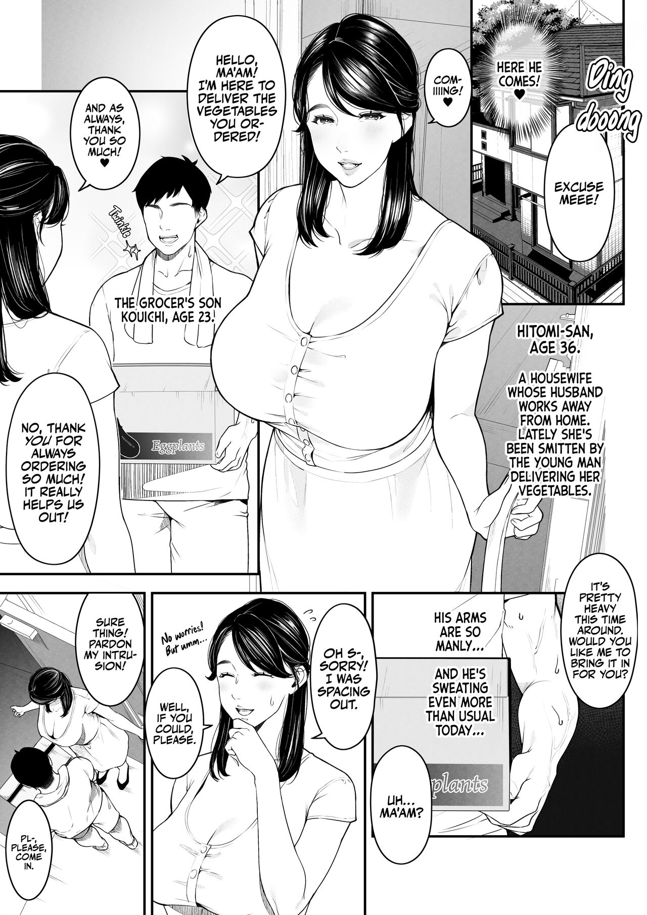 [Sakura no Tomoru Hi e]Kinjo no Hitozuma-san "Hitomi-san" | The Neighborhood Housewife "Hitomi-san"[English] [korafu] Page 4