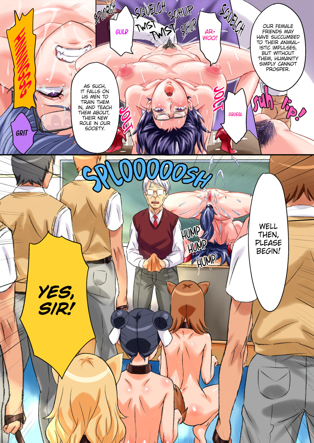 [Media (Shibire Hitsuji)]Fuck-Puppies -Transformed into Brainless Bitches by a Mysterious Virus-[English] [Project-H] [Decensored] Page 10