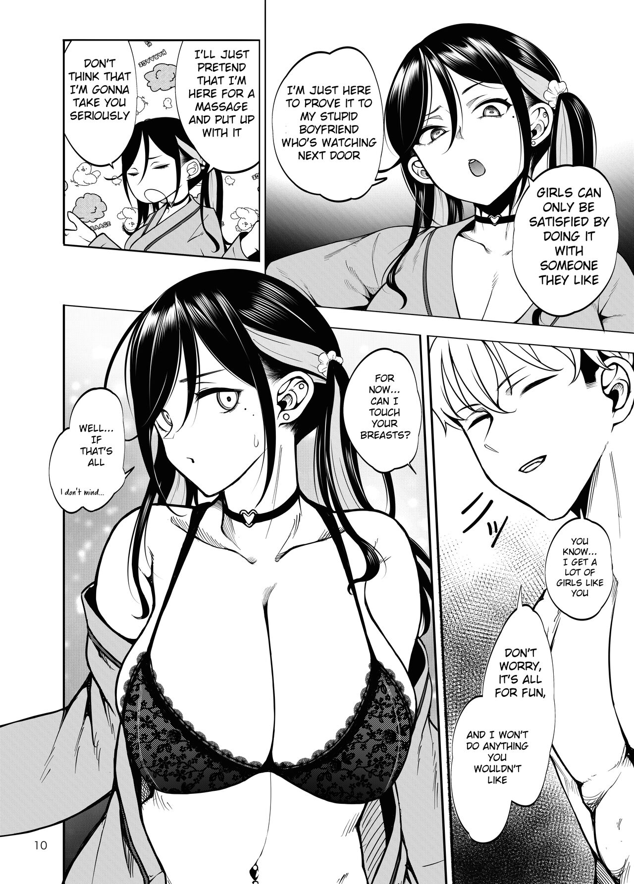 [Daiichi Yutakasou (Chiku)]Kanojo o Netorase Fuuzoku ni Nante Tsurete-kun ja Nakatta[English] [Digital] Page 11