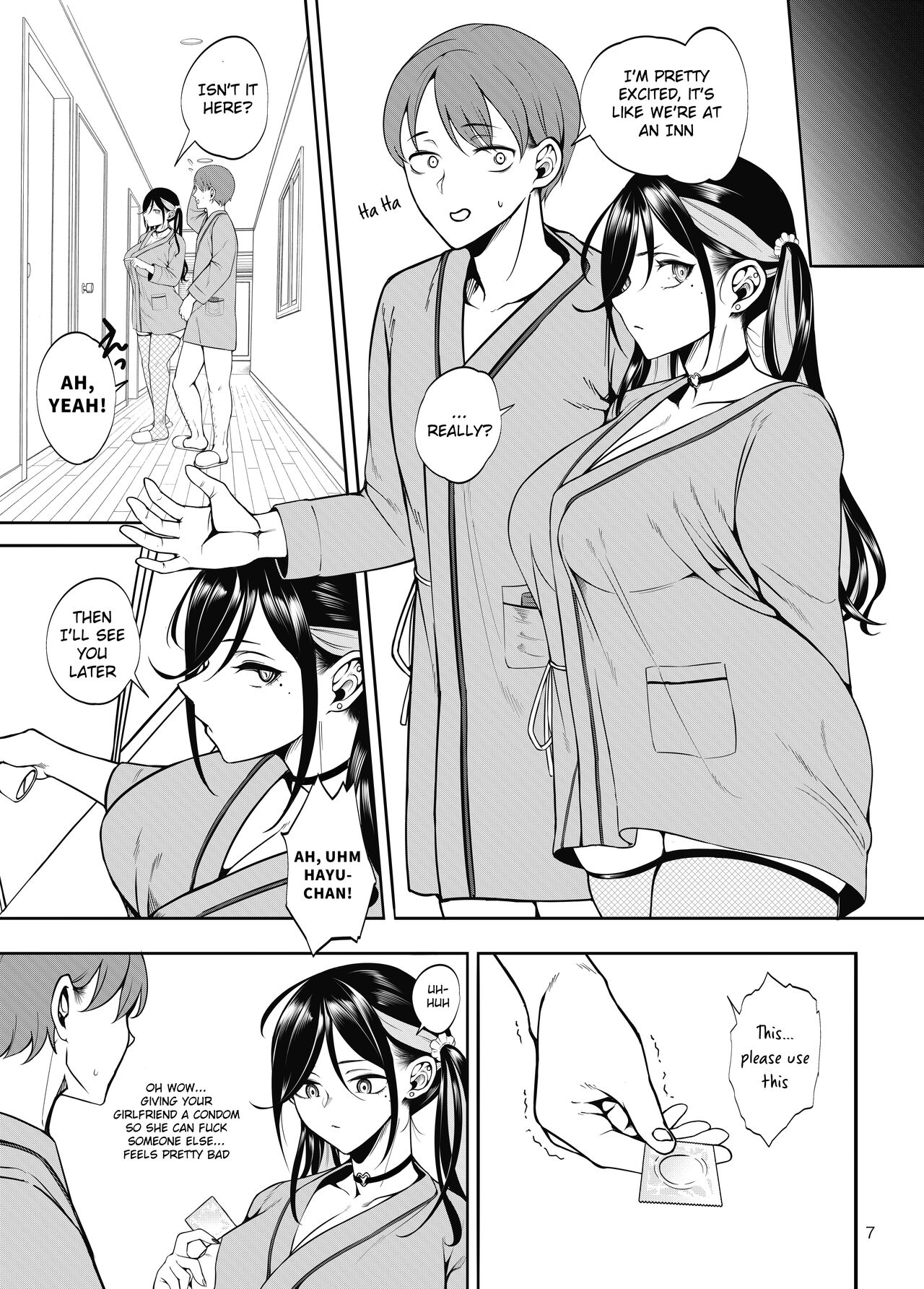 [Daiichi Yutakasou (Chiku)]Kanojo o Netorase Fuuzoku ni Nante Tsurete-kun ja Nakatta[English] [Digital] Page 8