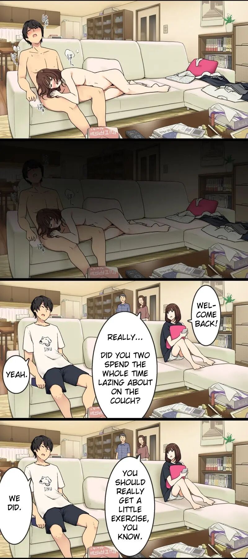[Wakamatsu]Osanai koro kara Jitsu no Kazoku no You ni Sugoshite kita Gishi to H suru Hanashi[English] Page 12
