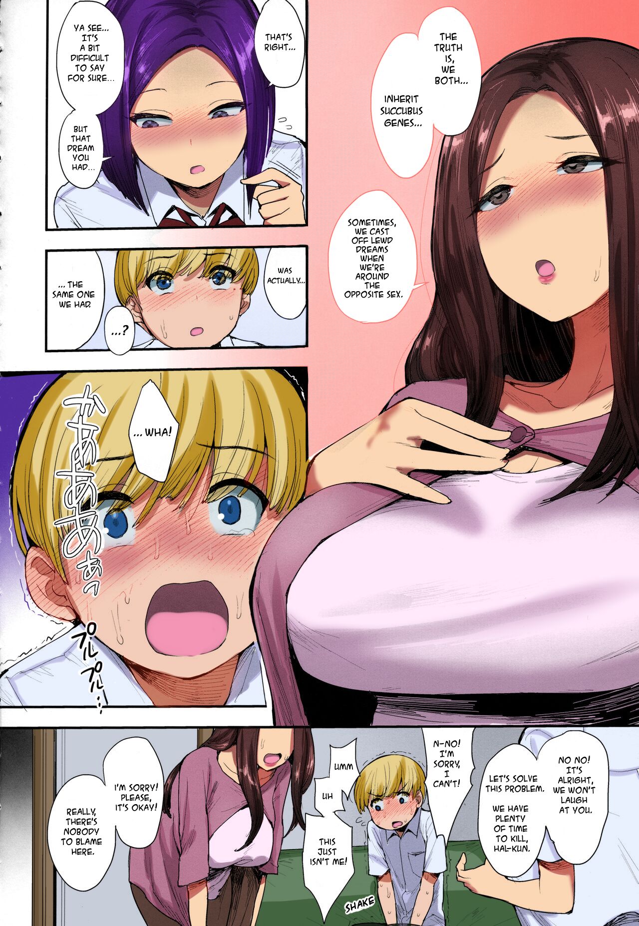 (C94) [Mousou Deguchi (Unou)]Succubus no Rinjin | A Succubus' Neighbor[English] [Some Asshole] [Colorized] Page 9