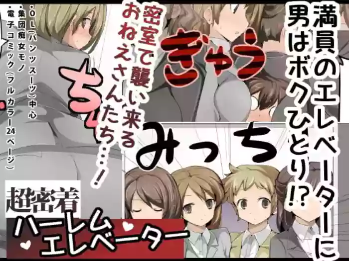 [excess m (zzinzinz)]Chou Micchaku! Harem Elevator | Close Quarters! Harem Elevator[English] [Solid Rose]