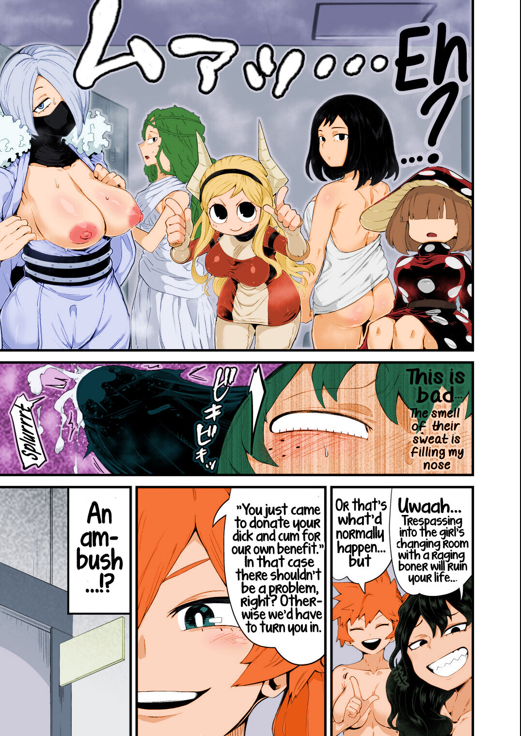 [slime_eer (Nutaunagi)]Boku to Nottori Villain Nakademia Vol. 4 | My, and the body-snatcher villain's Creampiedemia Vol. 4(Boku no Hero Academia) [English] [Hikari no Kaze] [Colorized Miss One Life] [Digital] Page 27