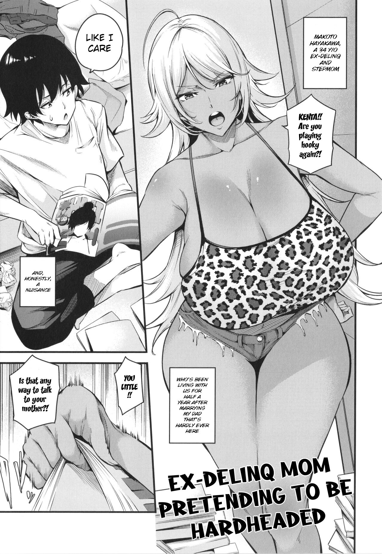[Nasipasuta]Kōha Kidori no Moto Yan Mama | Ex-Delinq Mom Pretending To Be Hardheaded(Mesutoiro) [English] [Pirate] Page 1