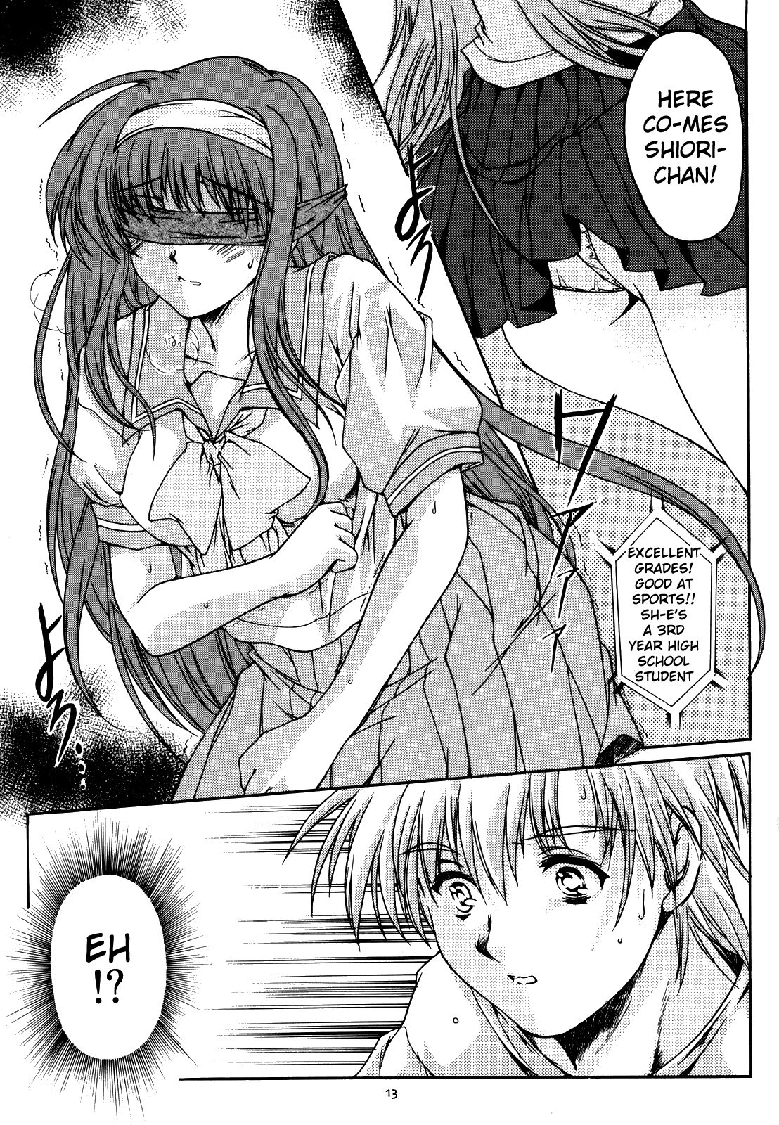 (C68) [HIGH RISK REVOLUTION (Aizawa Hiroshi)]Shiori Dai-Juuni-Shou Haitoku no Cinderella | Shiori Volume - 12 - Cinderella became a nasty whore overnight(Tokimeki Memorial) [English] [uanime5] Page 14